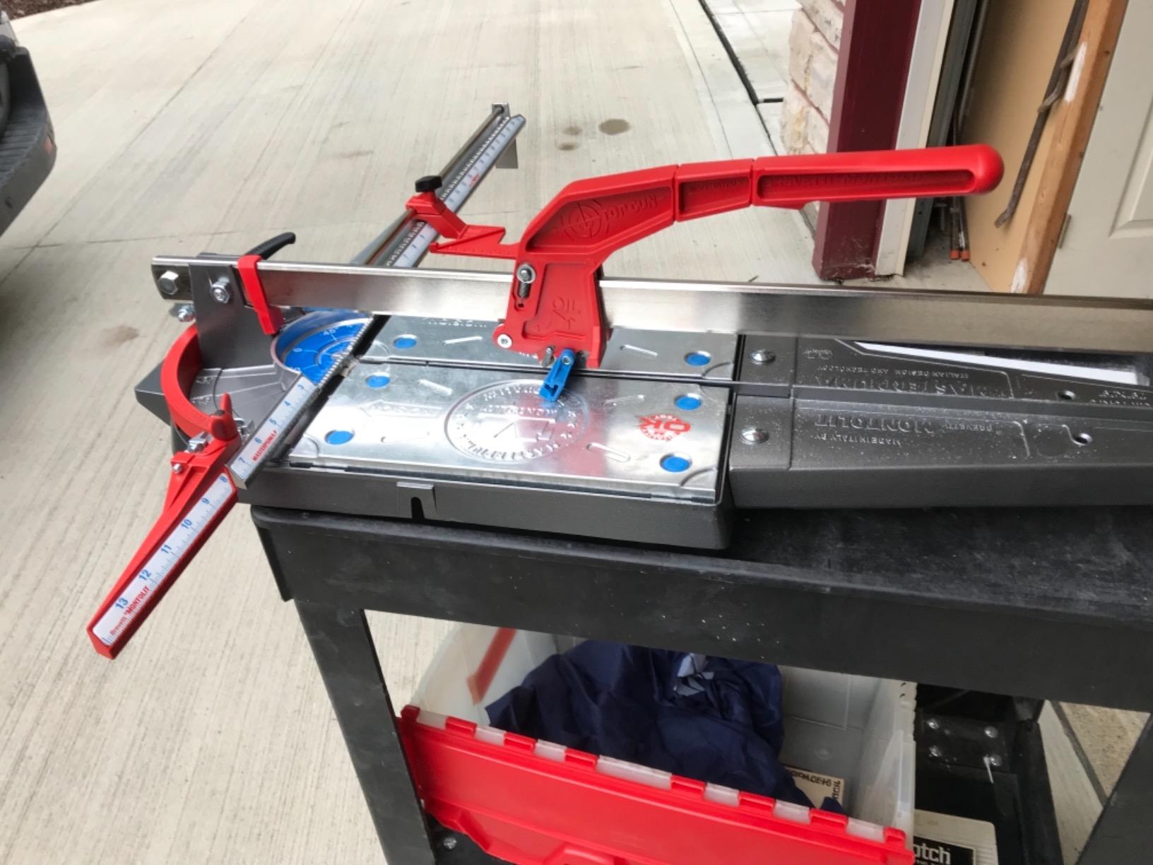 Montolit Masterpiuma 52P3 Ergonomic Manual Tile Cutter 20 In (52 cm) Cutting Tool For Tough And Delicate Cutting Of Glass And Ceramic Tiles customer photo 1