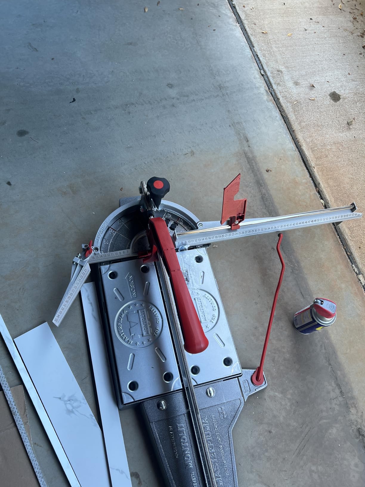 Montolit Masterpiuma 52P3 Ergonomic Manual Tile Cutter 20 In (52 cm) Cutting Tool For Tough And Delicate Cutting Of Glass And Ceramic Tiles customer photo 2