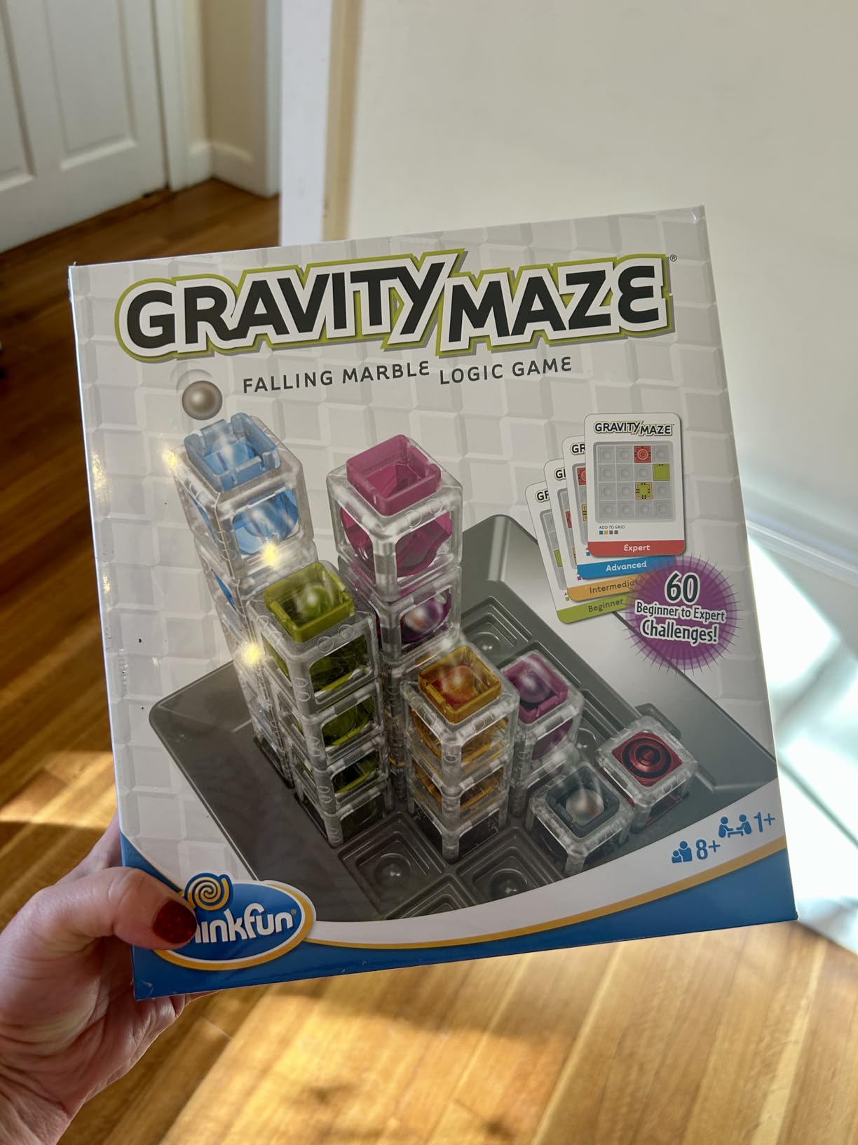 ThinkFun Gravity Maze - Falling Marble Logic Game - Challenging STEM Toy for Kids 8-12 - Gravity Marble Maze - Brain-Building Fun - Educational Gift - Boosts Critical Thinking & Problem Solving customer photo 2