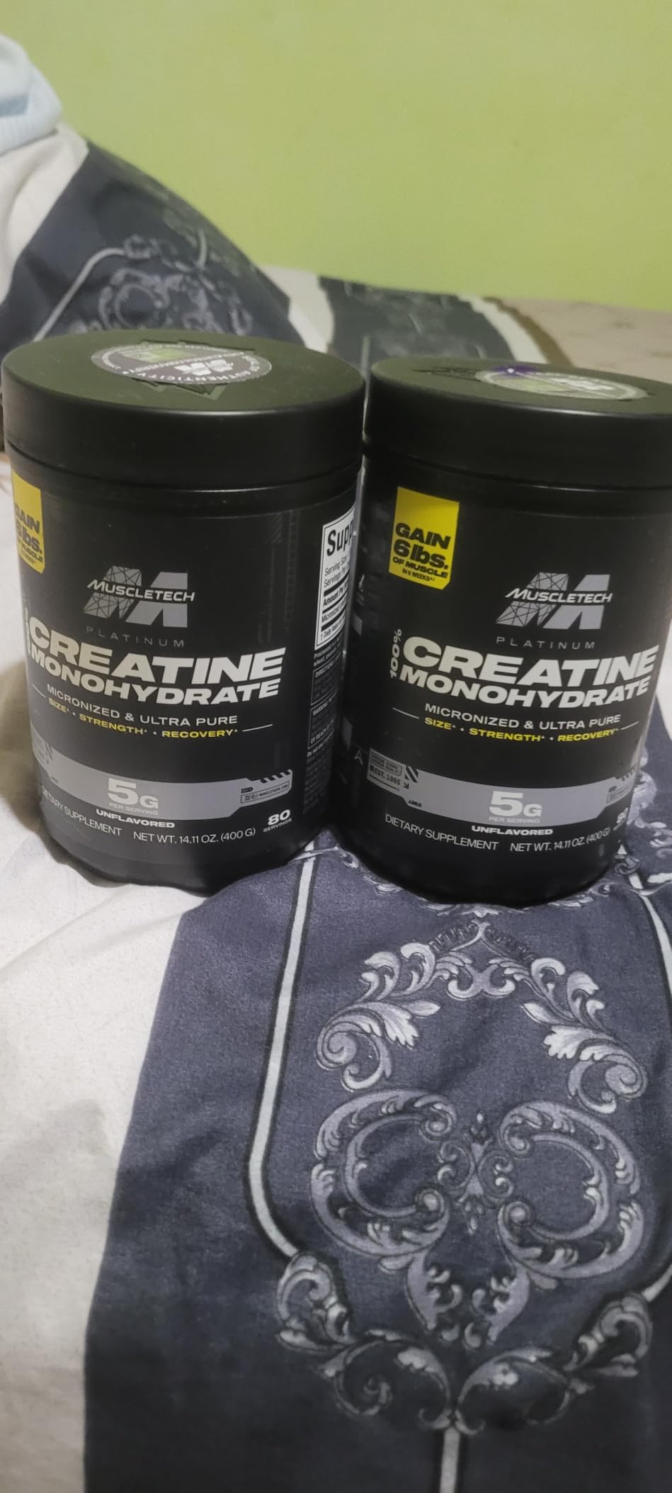 MuscleTech Creatine Monohydrate Powder, Platinum Pure (80 Servings) customer photo 1