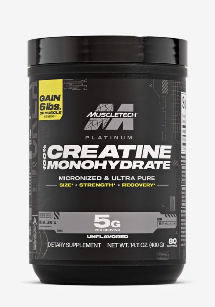MuscleTech Creatine Monohydrate Powder, Platinum Pure (80 Servings) customer photo 2
