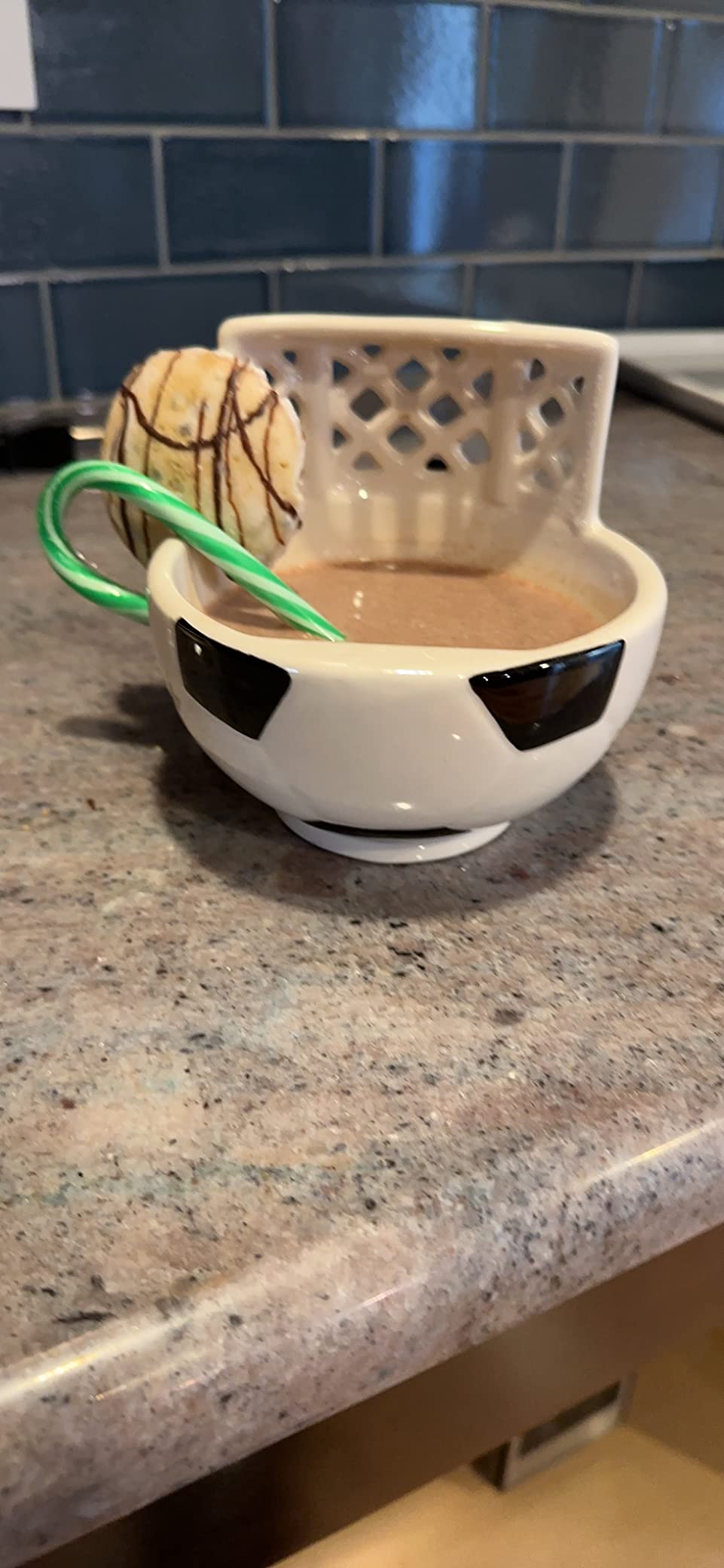 MAX'IS Creations The Basketball Mug with a Hoop Gifts for Coach Kids, 16oz customer photo 2