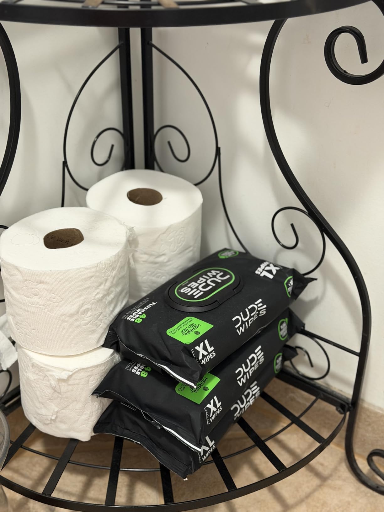 DUDE Wipes Unscented Adult Flushable Wet Wipes, Sensitive Skin, 48 Count customer photo 2