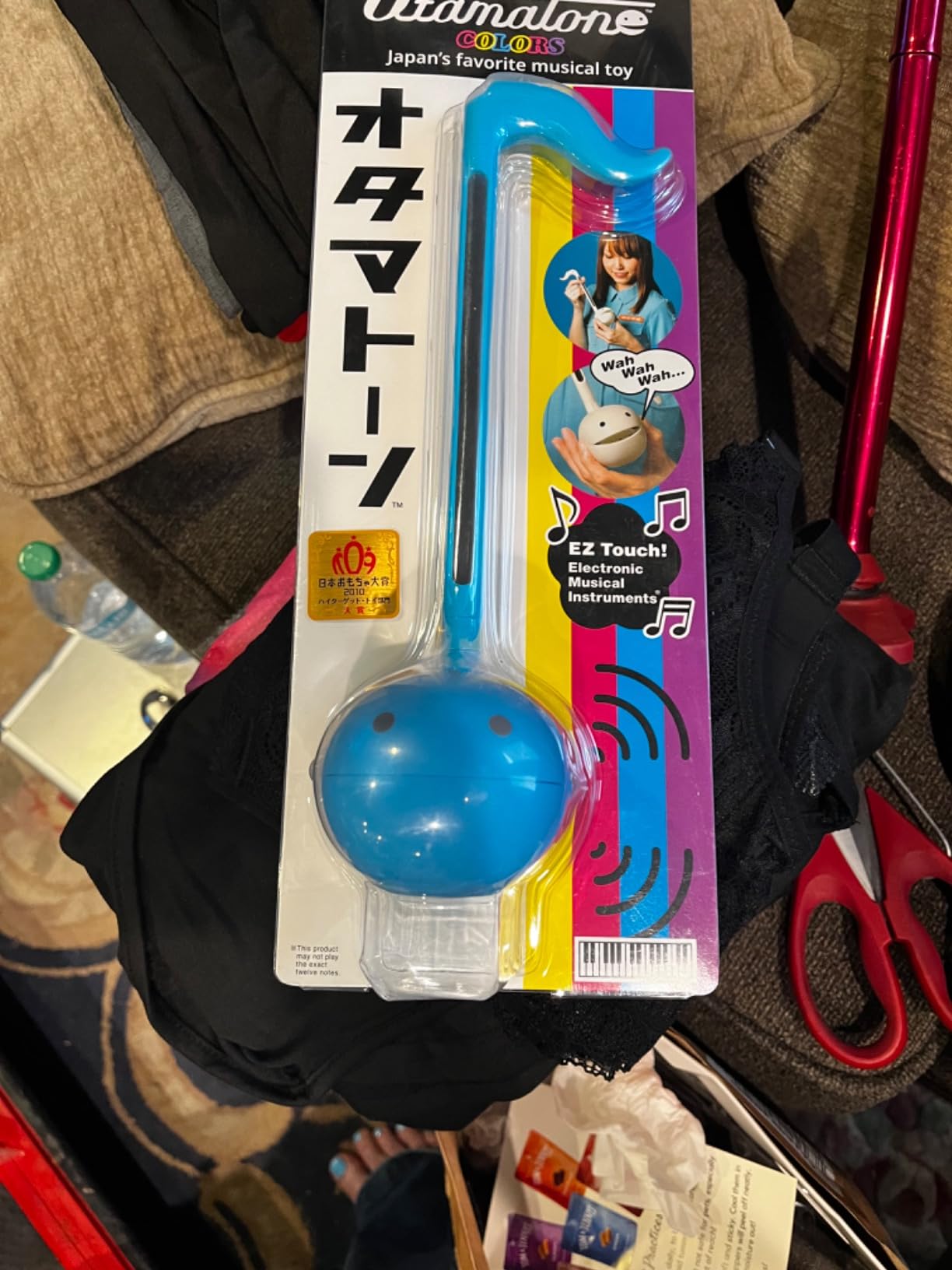 Otamatone Japanese Electronic Synthesizer Musical Instrument Toy - Black customer photo 1
