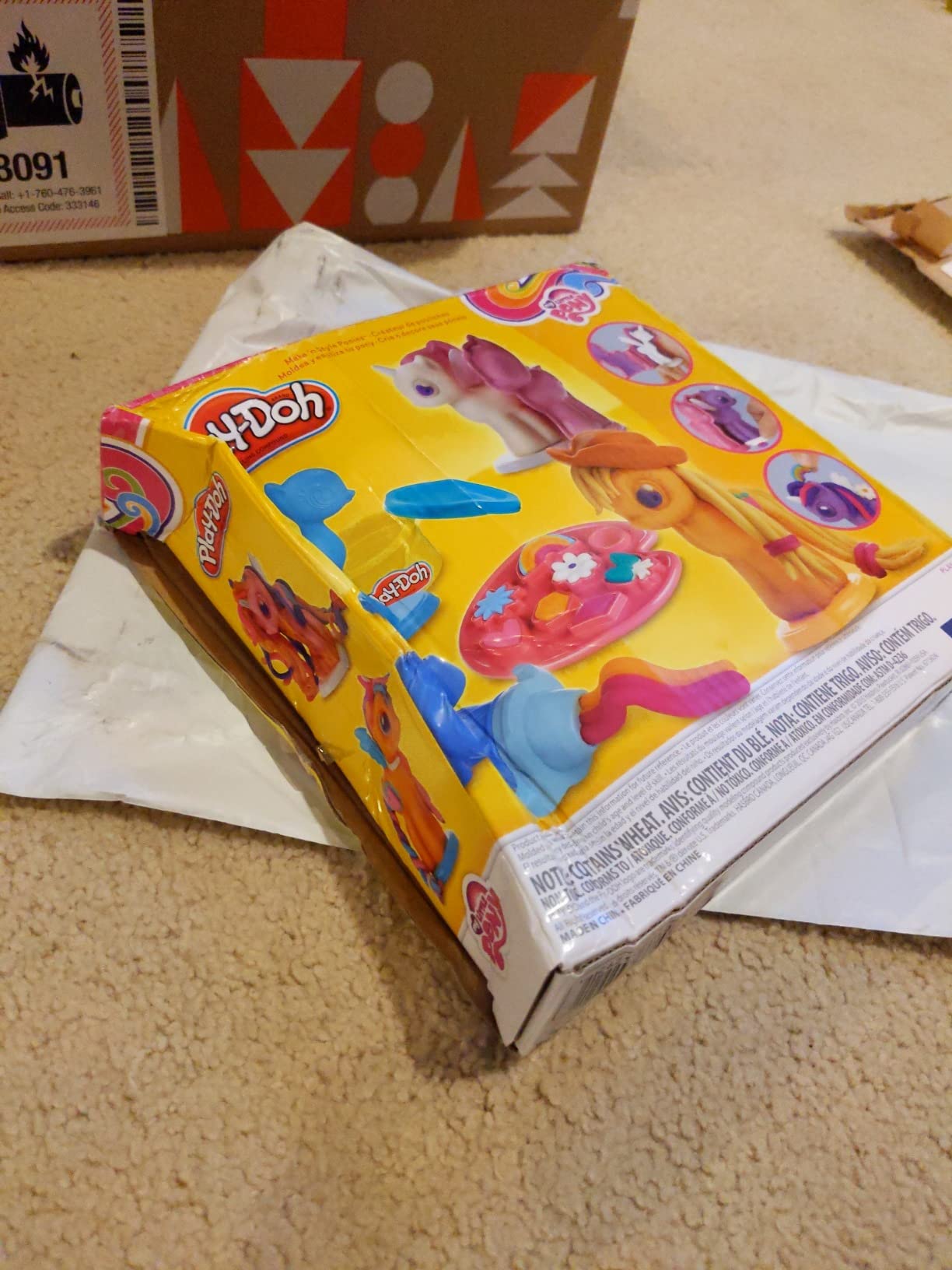 Play-Doh Make & Style Ponies Set, My Little Pony Toys and Figures, Kids Arts and Crafts Playset (Amazon Exclusive) customer photo 1