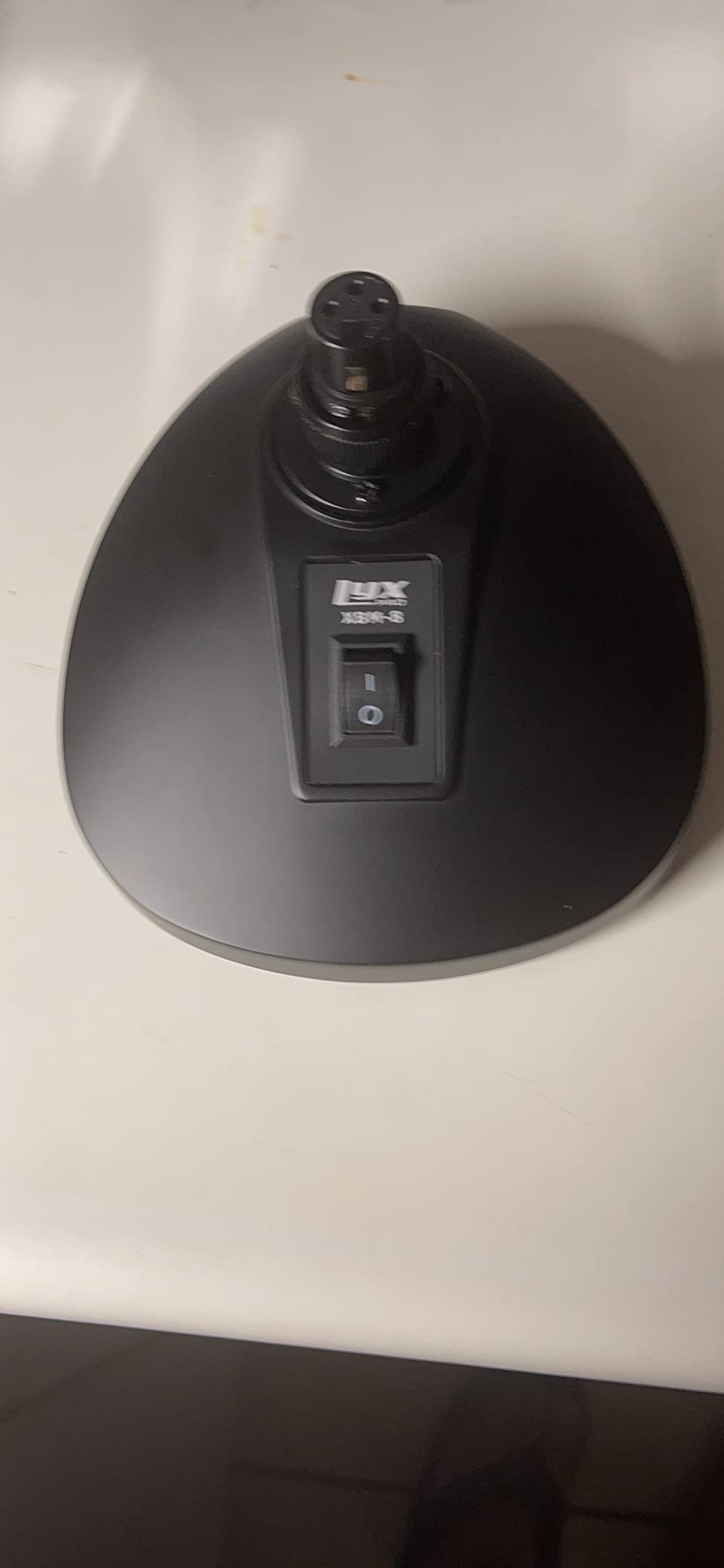 LyxPro XBM-8 XLR Gooseneck Microphone Desktop Base with On Off Switch customer photo 1
