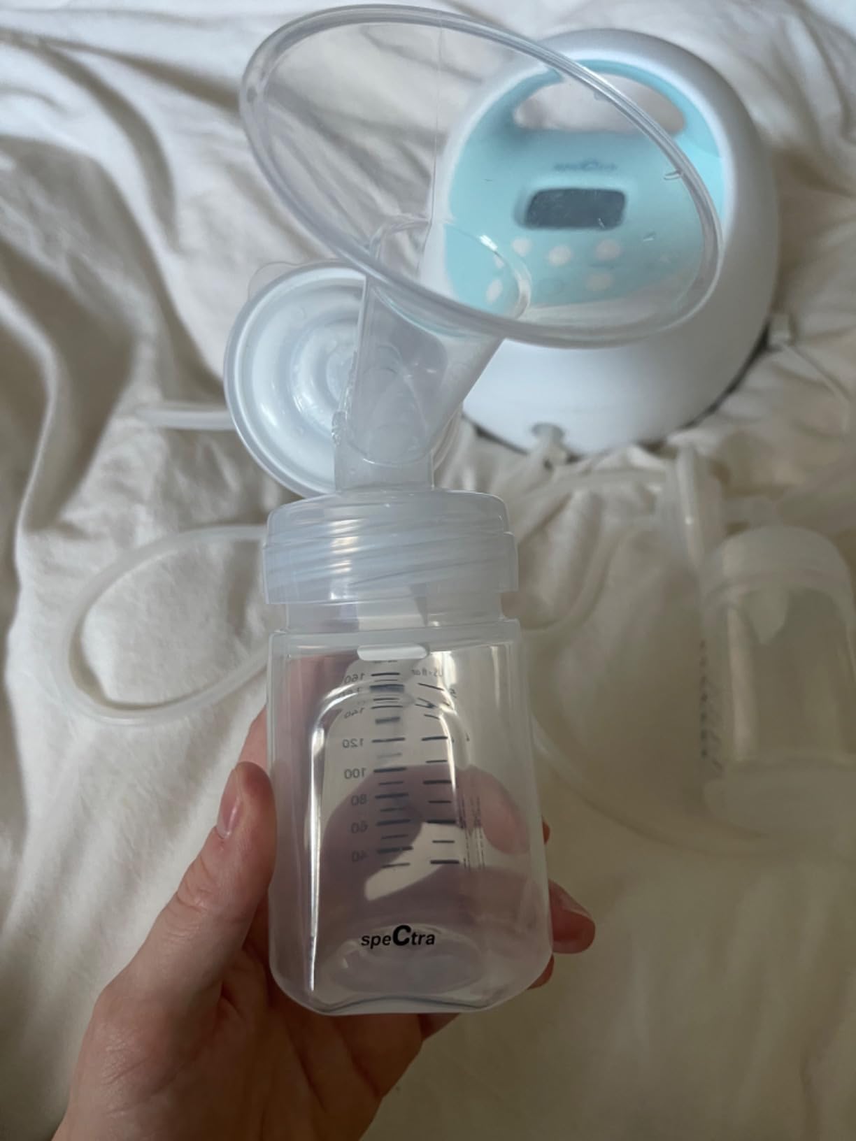 Spectra Baby Wide Neck Baby Bottles for Breast Milk, Pack of 2 customer photo 2
