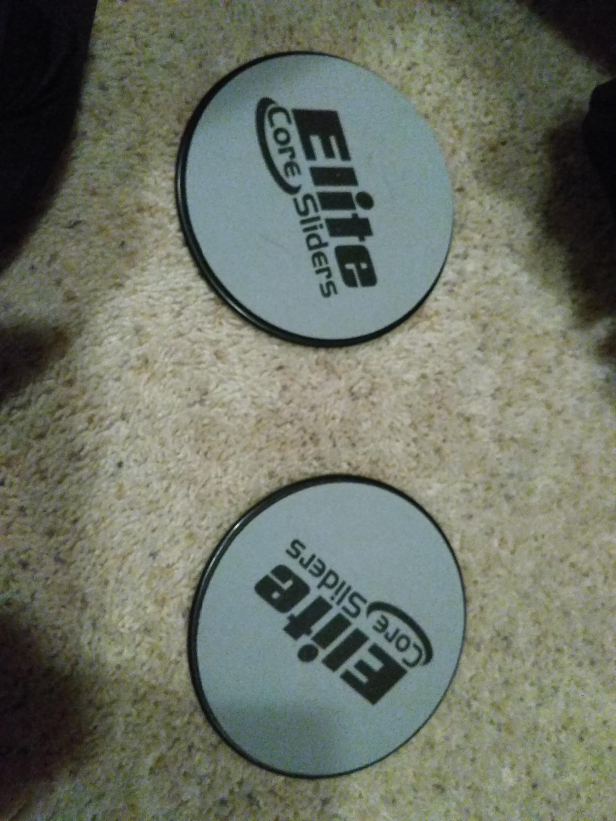 Elite Sportz Core Sliders for Working Out - Pack of 2 Compact, Dual Sided Gliding Discs for Full Body Workout on Carpet or Hardwood Floor - Fitness & Home Exercise Equipment - Small Gift for Athletes customer photo 1