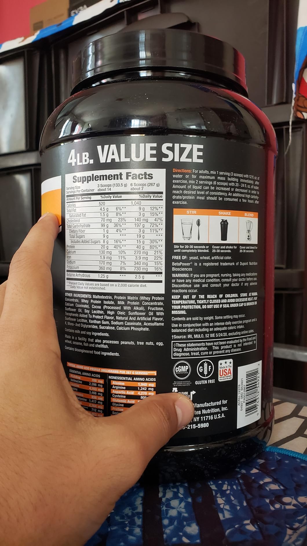 Body Fortress Super Advanced Mass Gainer customer photo 1