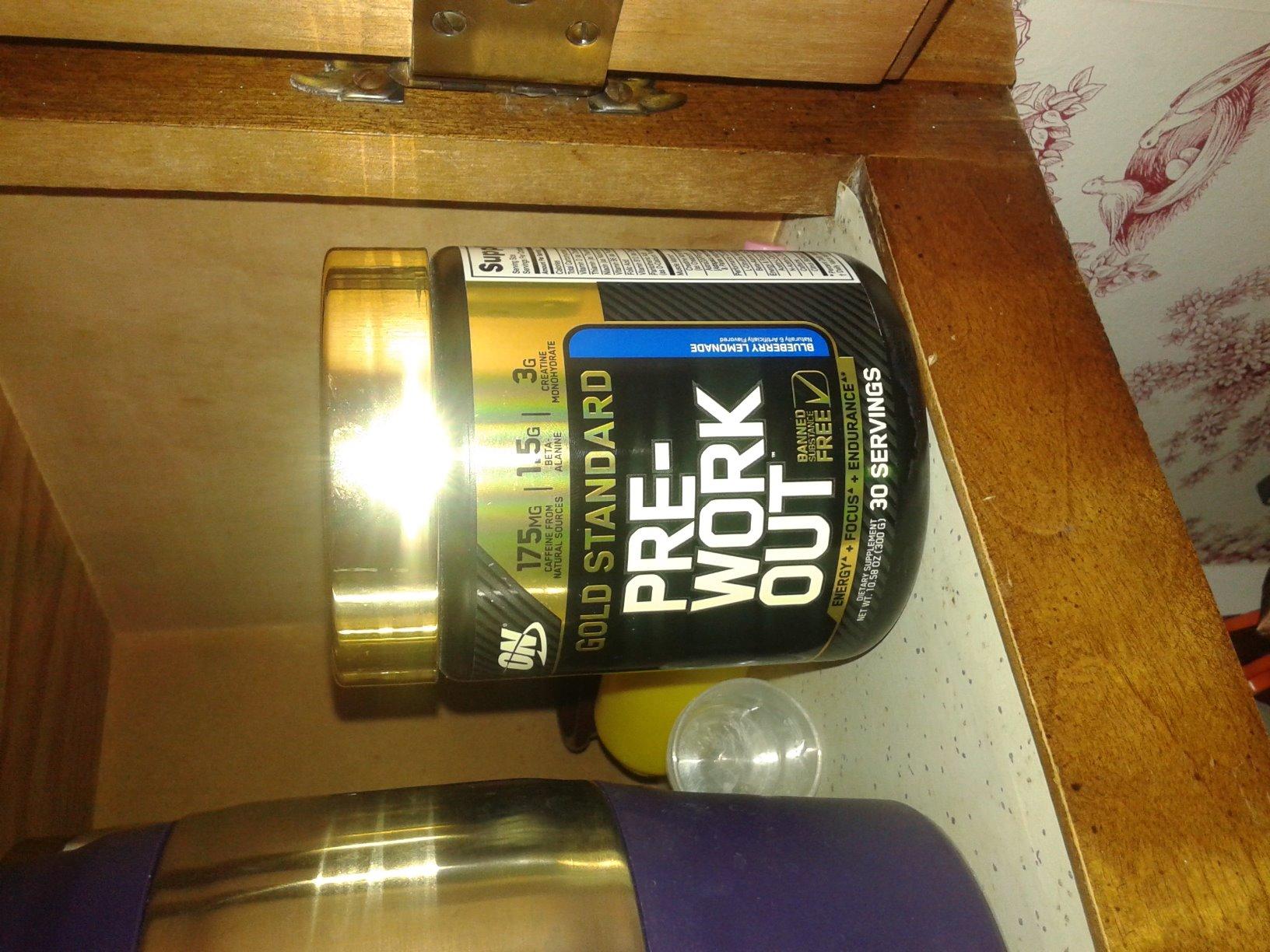 Optimum Nutrition Gold Standard PreWorkout Powder Blueberry Lemonade 10.6Oz customer photo 2