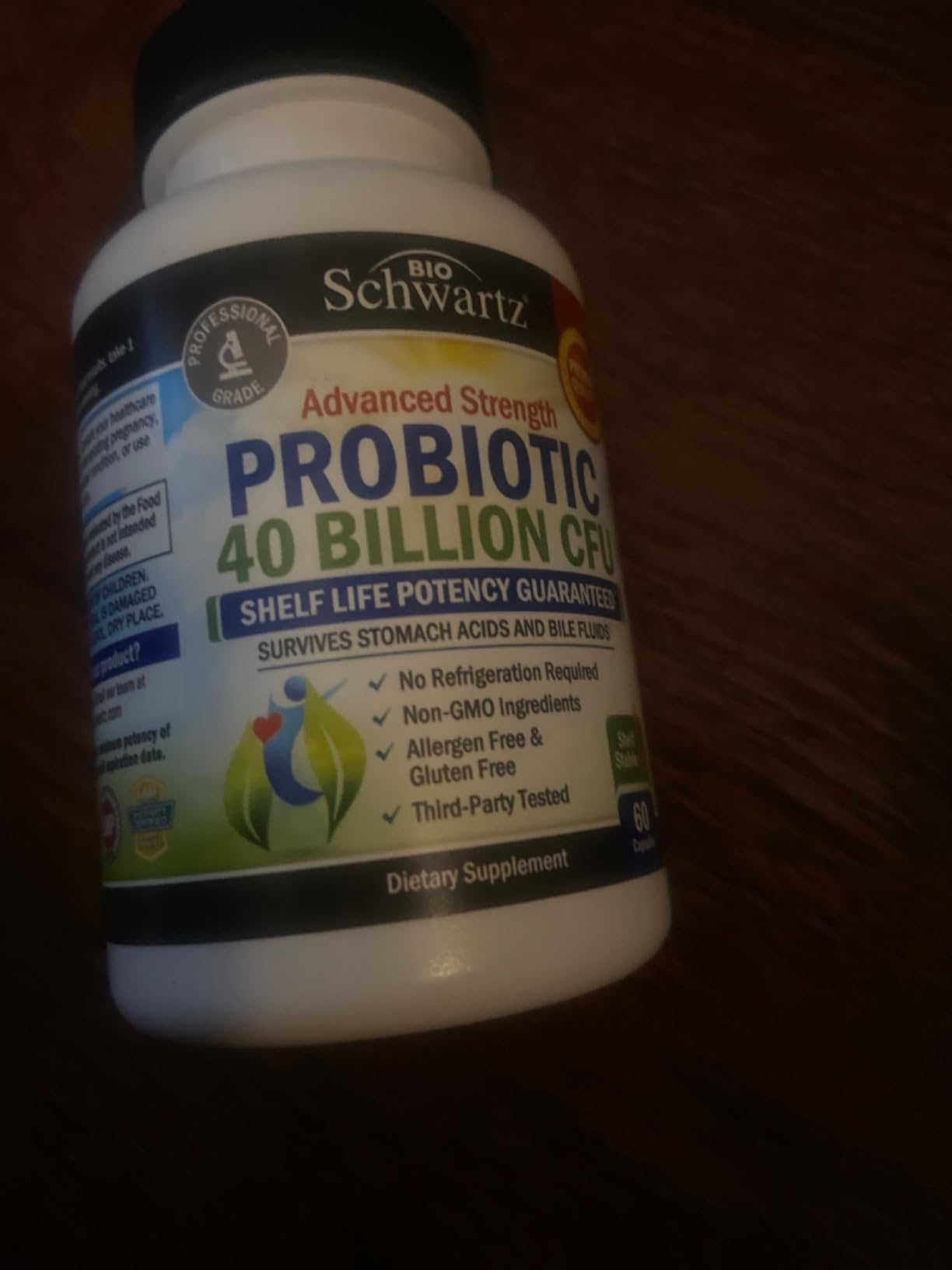 Probiotic 40 Billion CFU with Organic Prebiotics for Gut Health, 60 Count customer photo 1