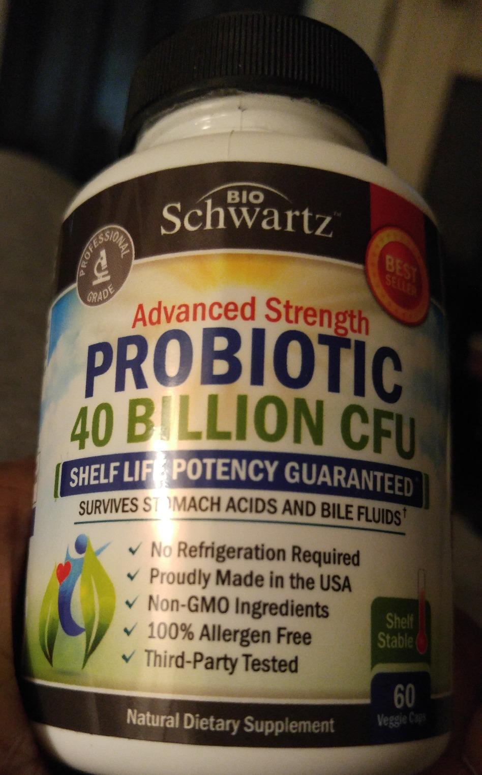 Probiotic 40 Billion CFU with Organic Prebiotics for Gut Health, 60 Count customer photo 2
