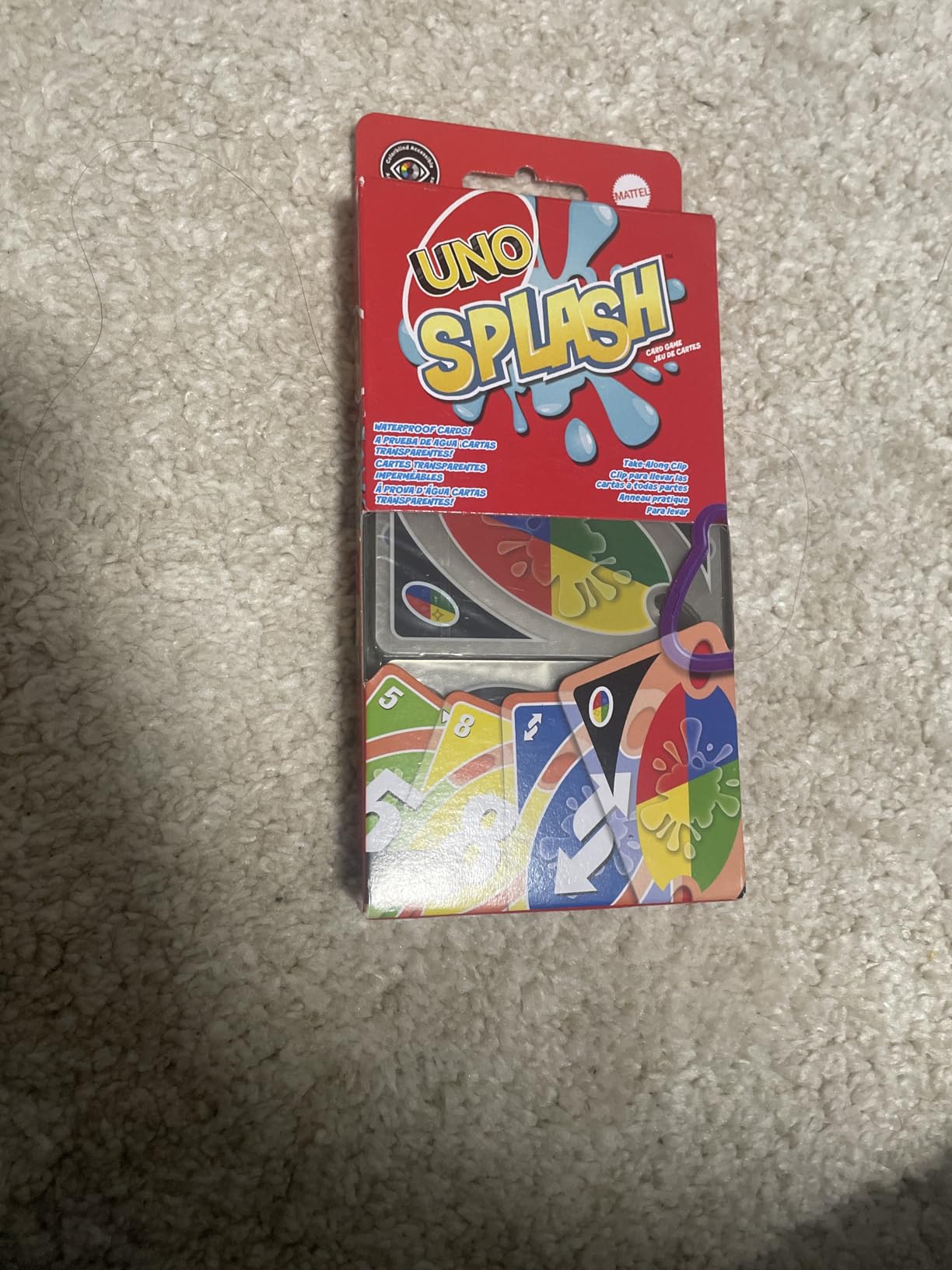 Mattel Games UNO Splash Card Game, Ages 7+, 2-10 Players customer photo 1
