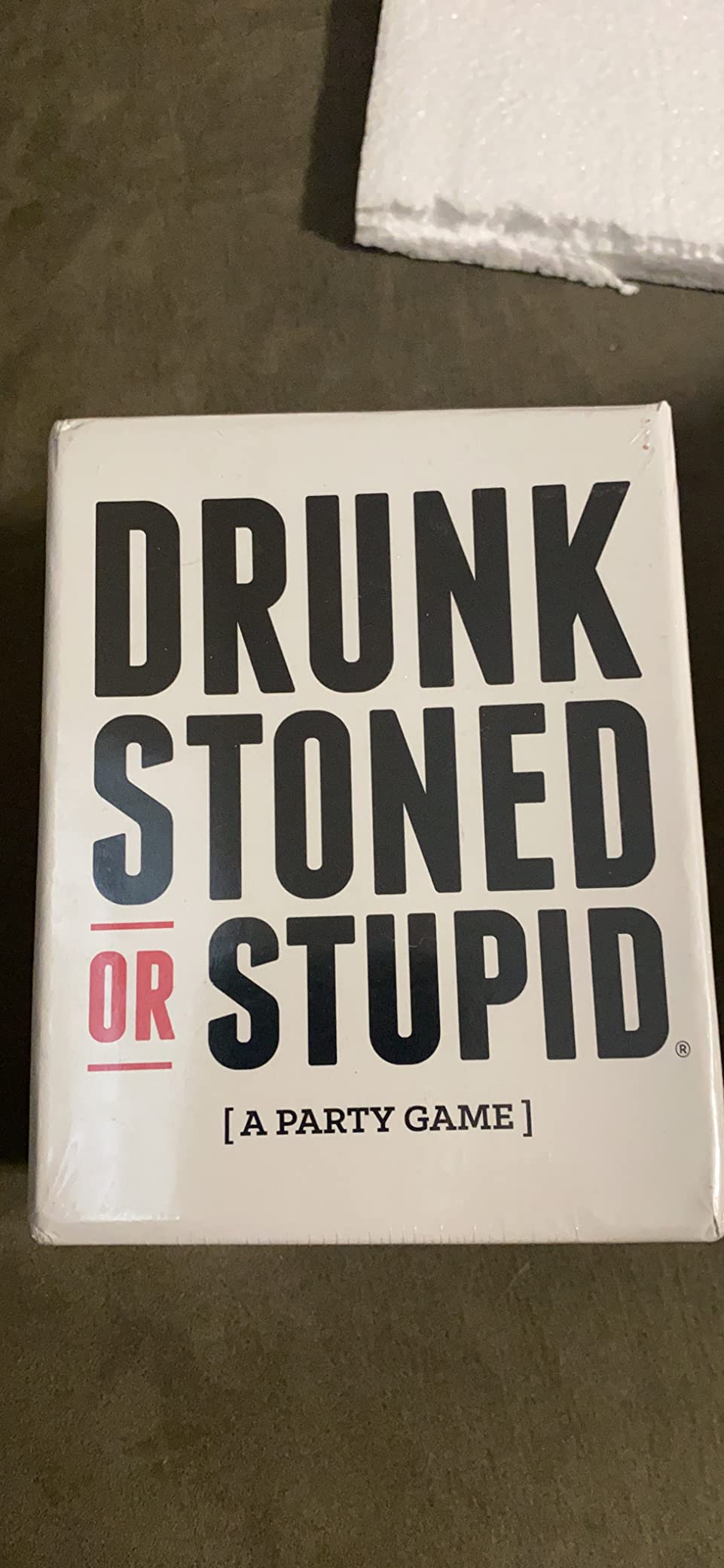 DSS Games Drunk Stoned or Stupid | A Party Game to Call Out Your Friends | 250 Fun Party Prompts Cards for Adults, Game Nights, Gatherings, Conversation Starter | Ages 17 Up customer photo 1
