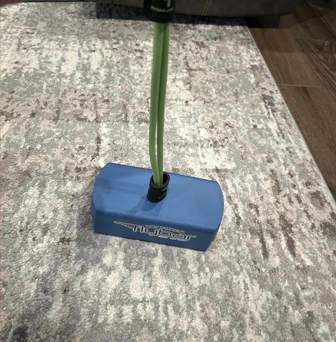 Flybar My First Foam Pogo Jumper for Kids Fun and Safe Pogo Stick, Durable Foam and Bungee Jumper for Ages 3 and up Toddler Toys, Supports up to 250lbs (Blue) customer photo 1