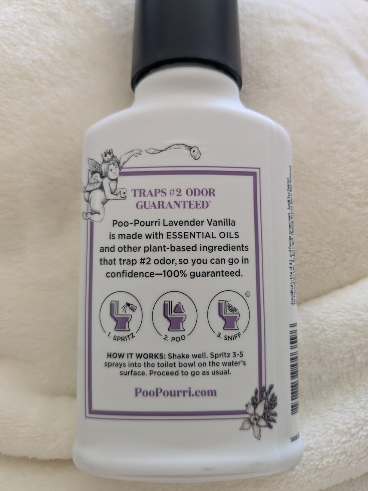 Poo-Pourri Before-You-Go Toilet Spray, Lavender Vanilla, 2 Fl Oz customer photo 2
