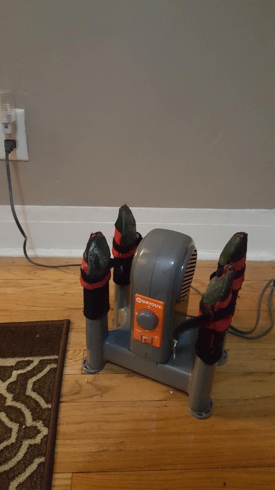 DryGuy Shoe, Boot, Garment & Gear Electric Dryer, Quick Drying for Ski, Work, Sports Equipment – Energy Efficient, Odor Eliminating Design, Home or Garage Use,4 Port, Heat + Fan (Dry time: 1-3hrs) customer photo 2