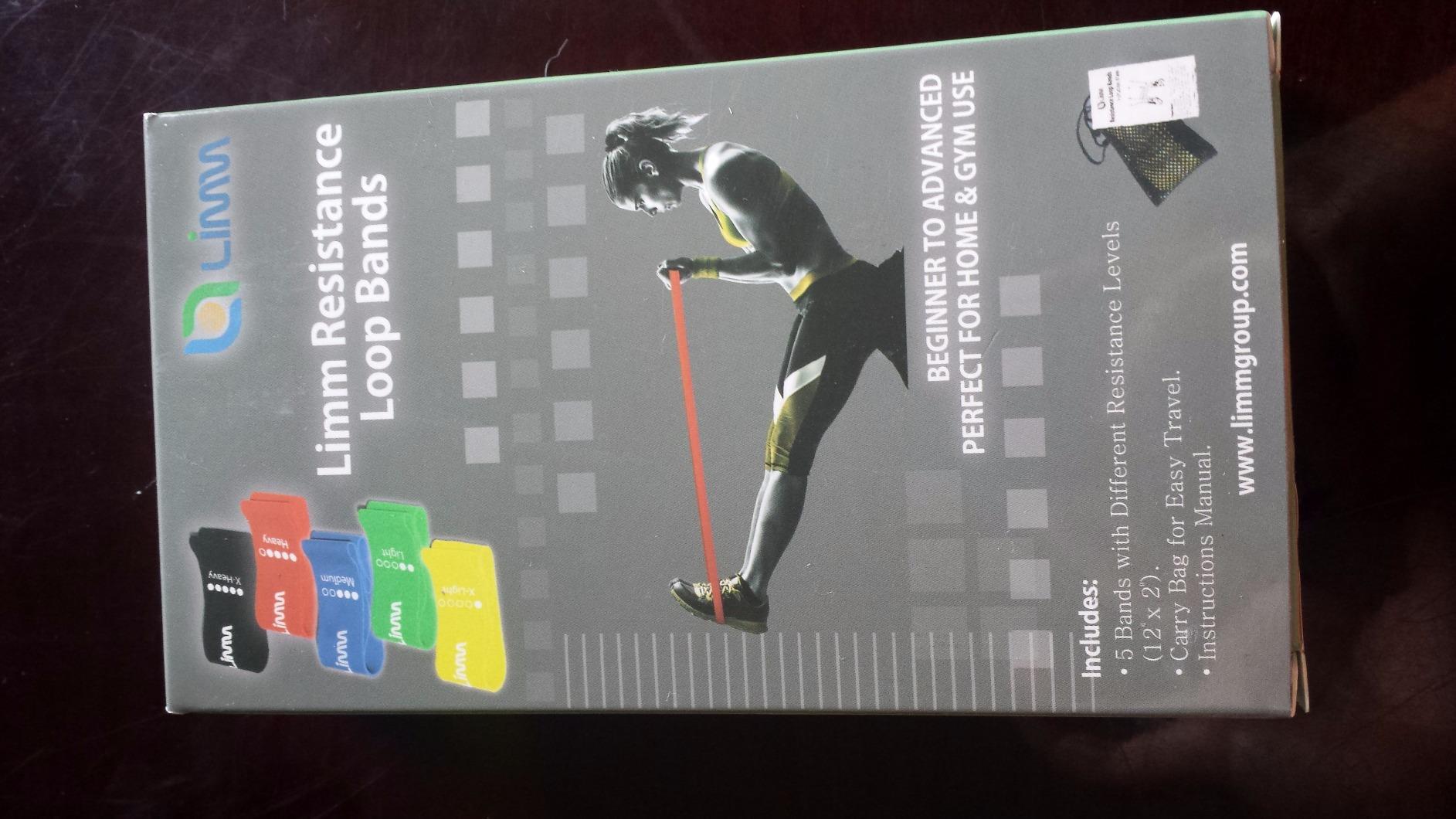 Fittest Pro by Limm Resistance Bands for Legs and Butt, Fabric Exercise Loop Bands Yoga, Pilates, Rehab, Fitness and Home Workout, Strength Bands for Booty customer photo 2