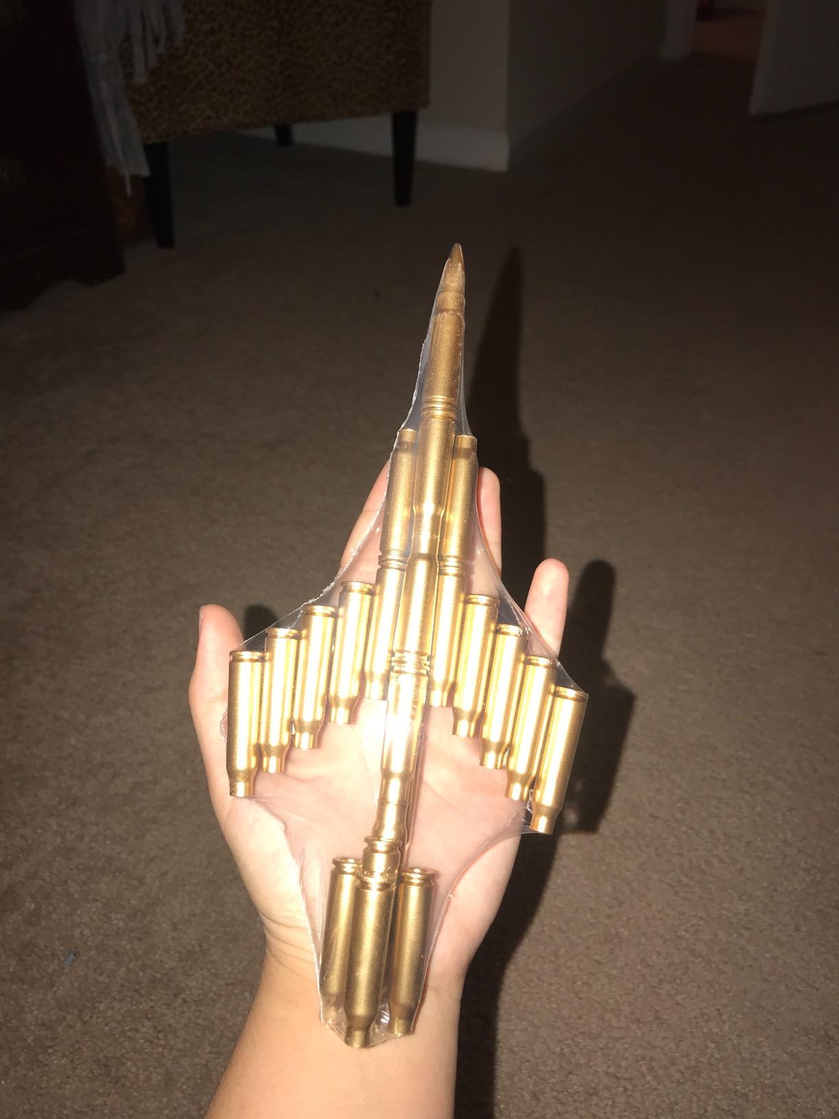 TG,LLC Gun Bullet Shell Casings Shaped Rare Model Air Force Jet Airplane Military Gift customer photo 1