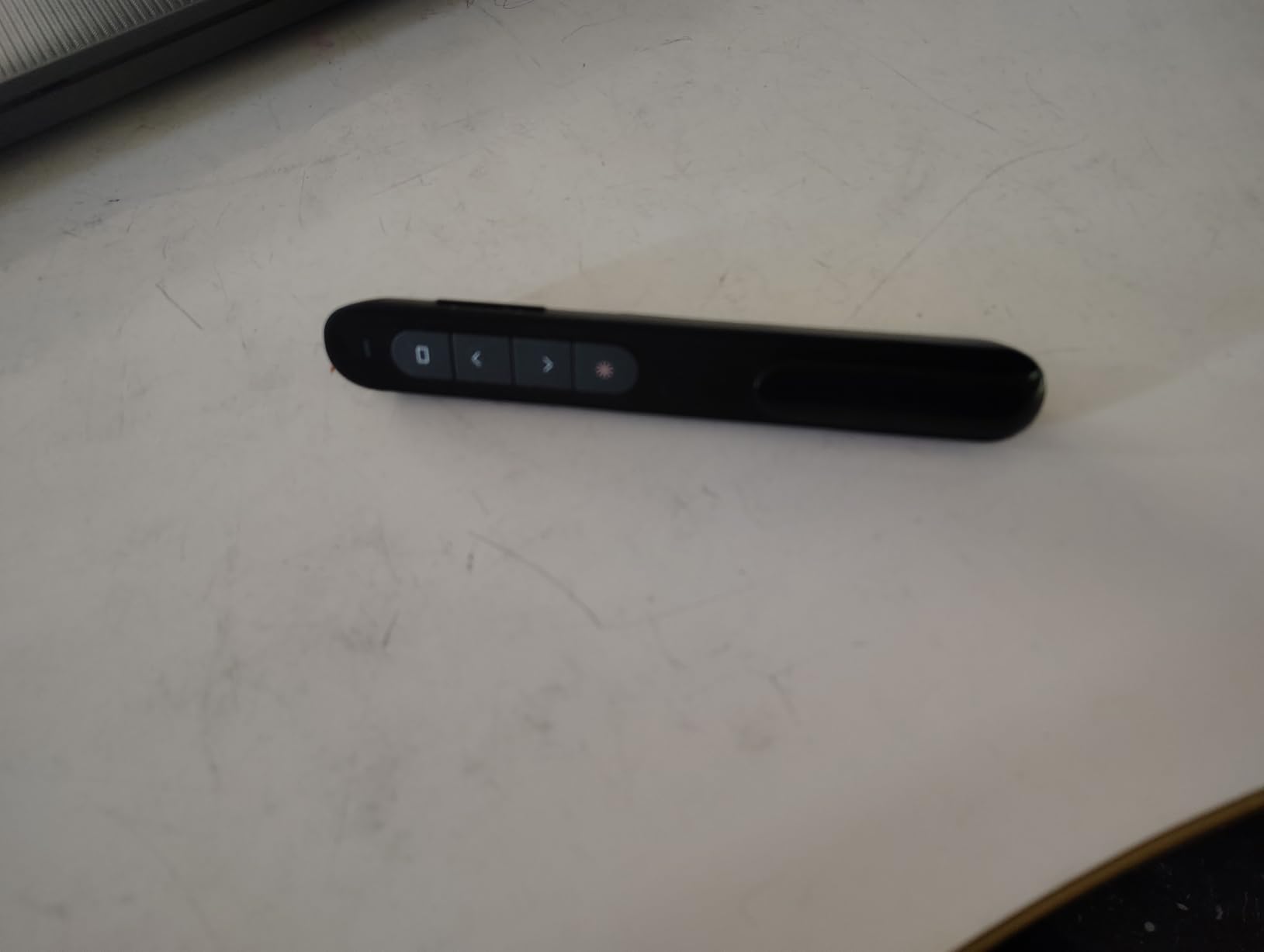 Wireless Presenter, Hyperlink Volume Control Presentation Clicker RF 2.4GHz USB PowerPoint Clicker Presentation Remote Control Pointer Slide Advancer (Black) customer photo 1