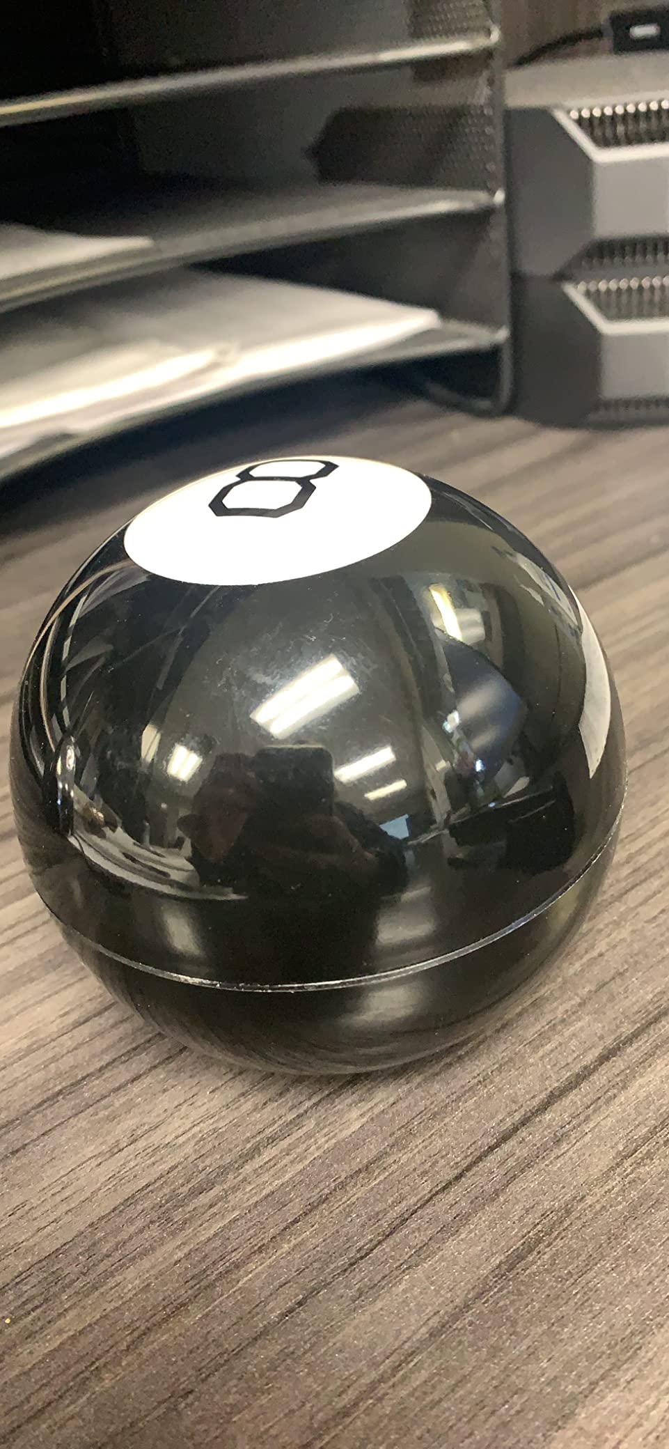 Mattel Games Magic 8 Ball Novelty Fortune-Telling Toy, Ages 3+ customer photo 1
