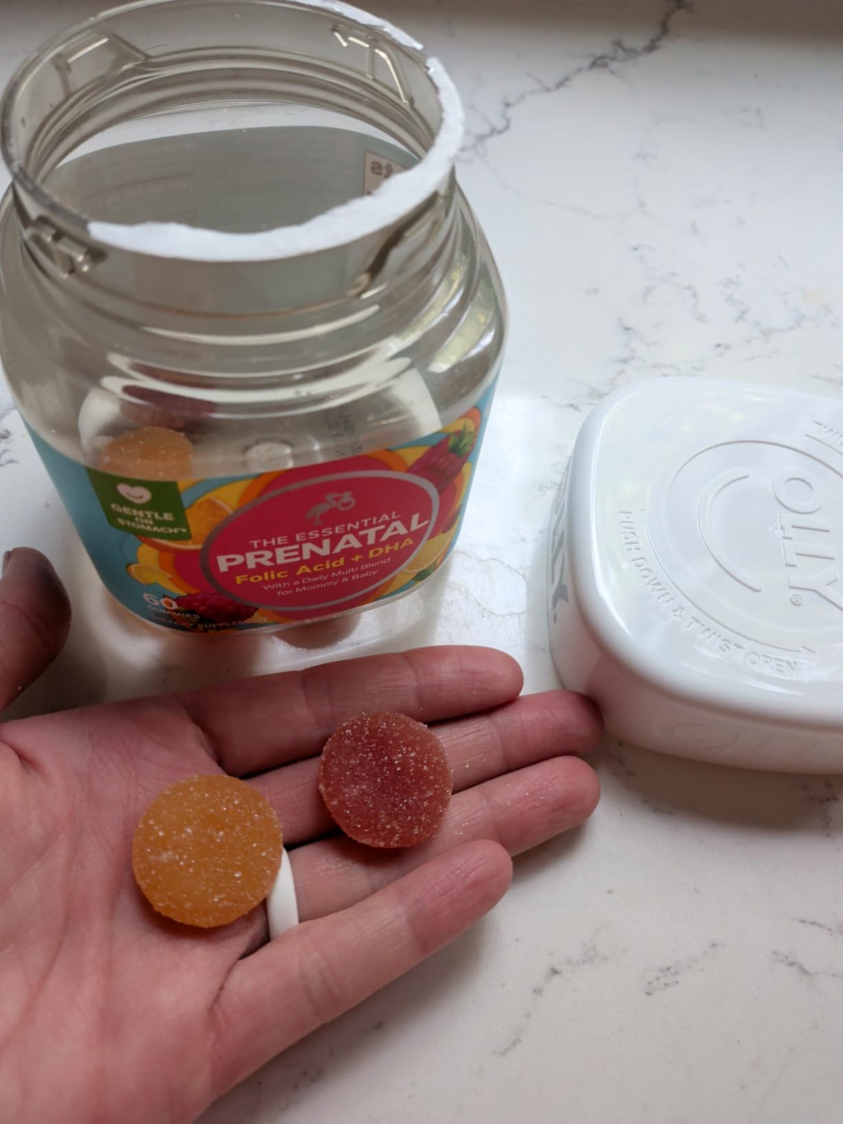 OLLY Prenatal Multivitamin Gummy, Daily Blend for Mommy & Baby - 60 Count customer photo 1