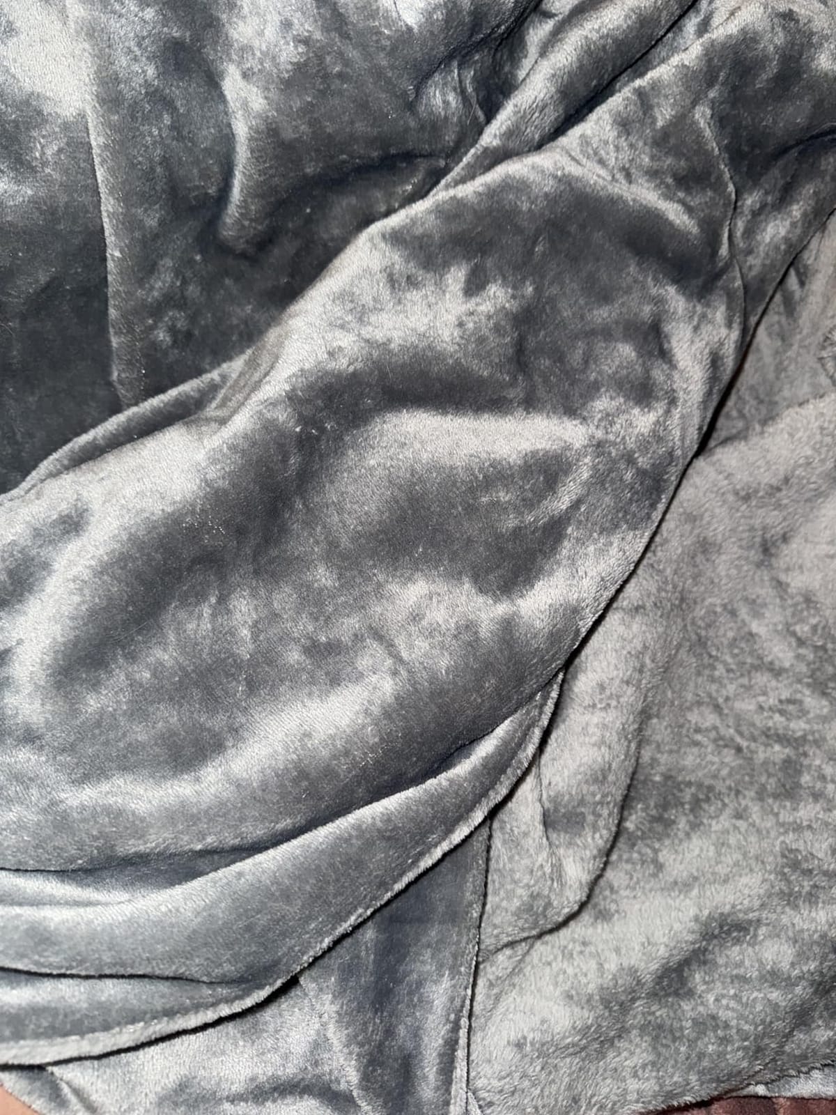 Bedsure GentleSoft Fleece Bed Blankets Queen Size Grey - Soft Cozy Warm Fall Throw Blanket Halloween Decorations Lightweight Anti-Static, Room Home Decor Gifts for Husband and Men, 90x90 inches customer photo 2