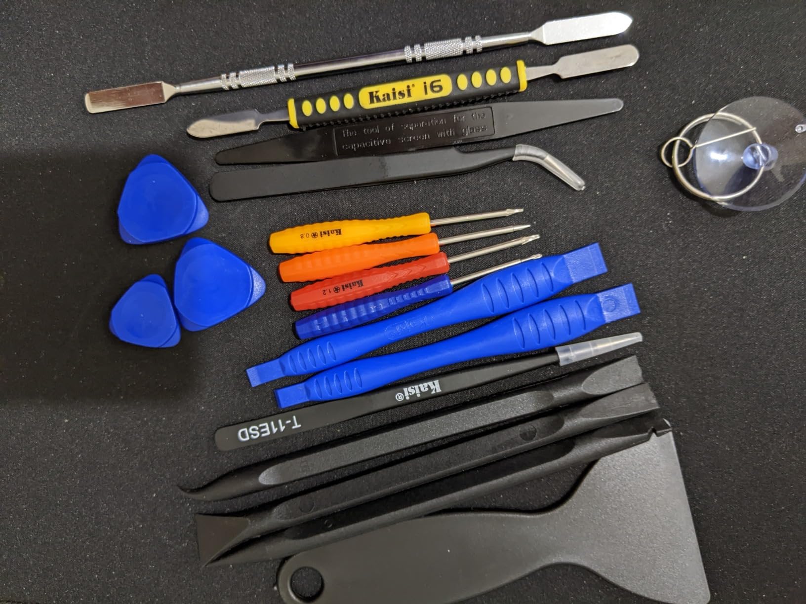 Kaisi Professional Electronics Opening Pry Tool Repair Kit Metal Spudger customer photo 2