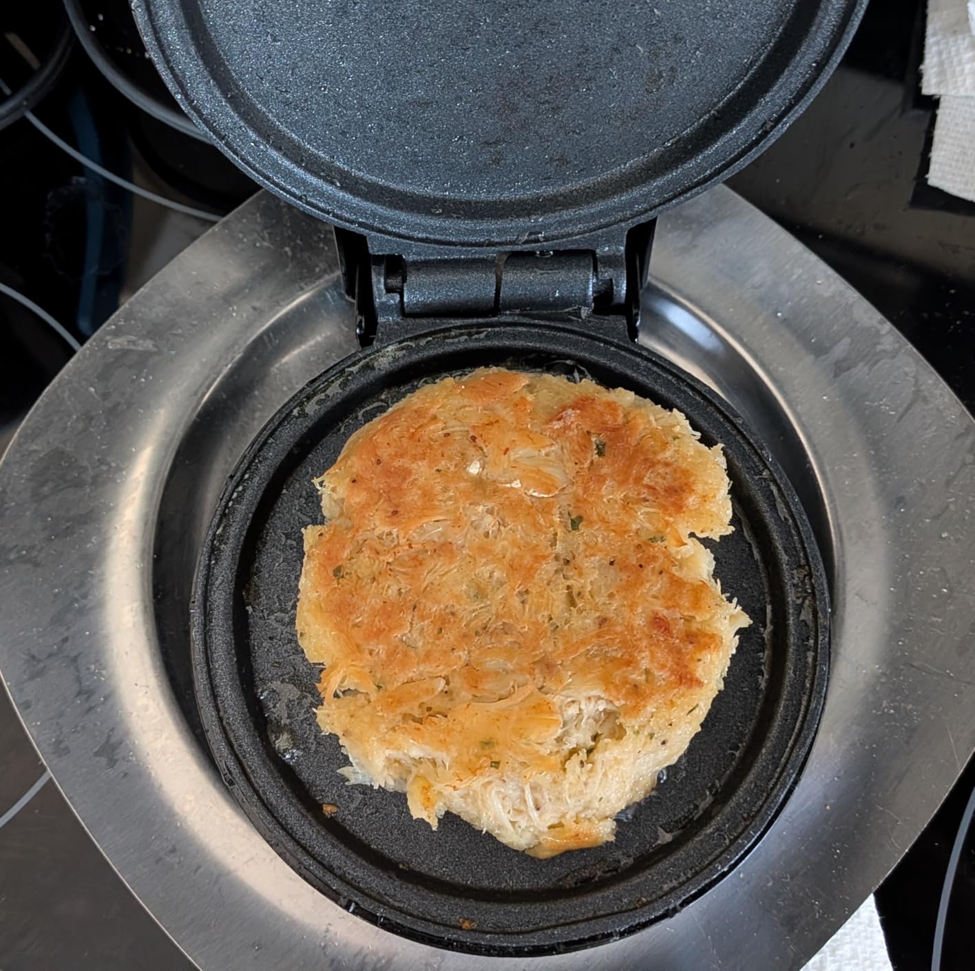 Dash Mini Maker Griddle, 4 Inch Nonstick Cooking Surface, Aqua customer photo 1