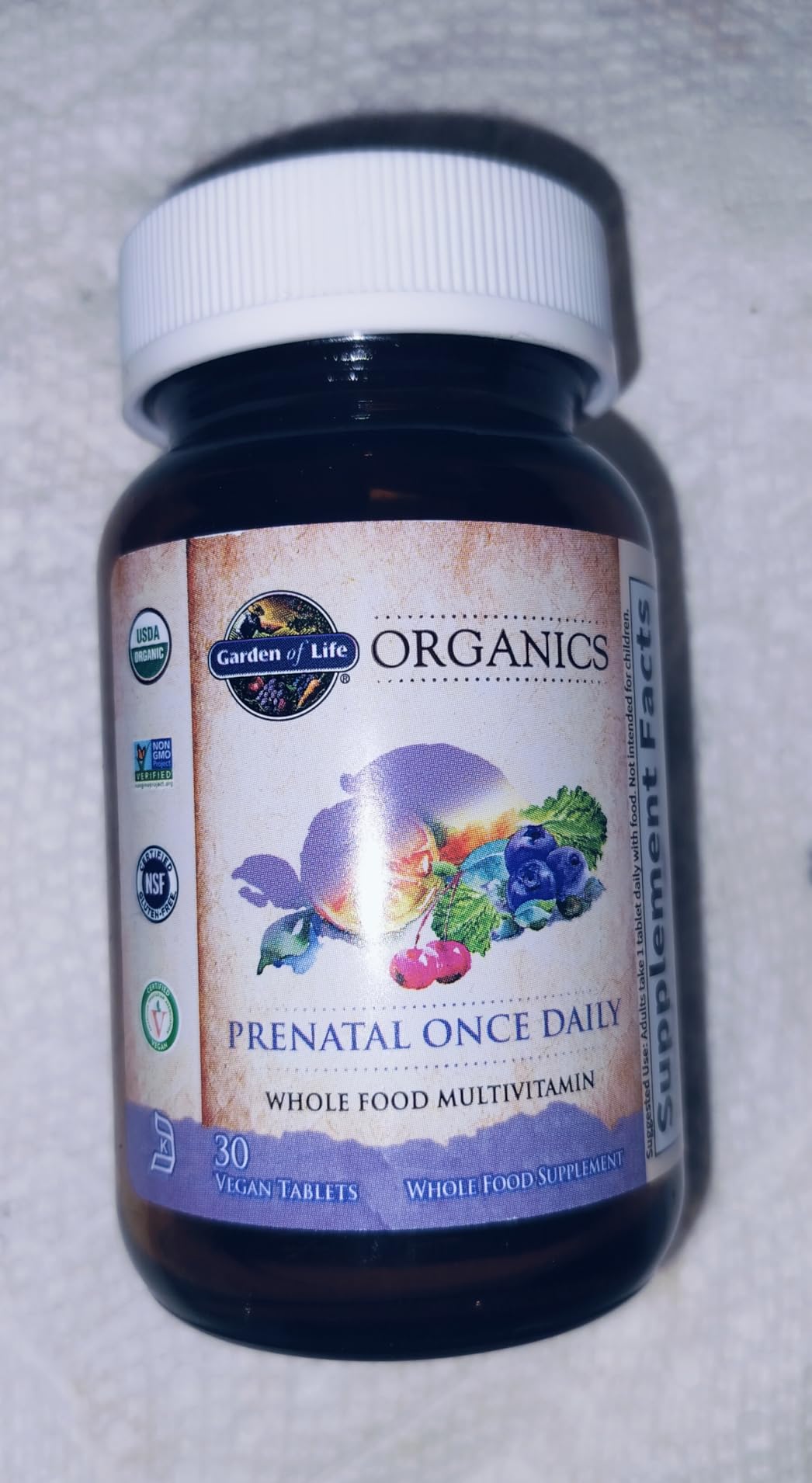Garden of Life Organics Prenatal Once Daily Multivitamin, 30 Tablets customer photo 1