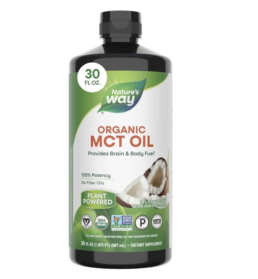 Nature's Way Organic MCT Oil, Brain and Body Fuel*, Keto & Paleo, 16 Fl Oz customer photo 2