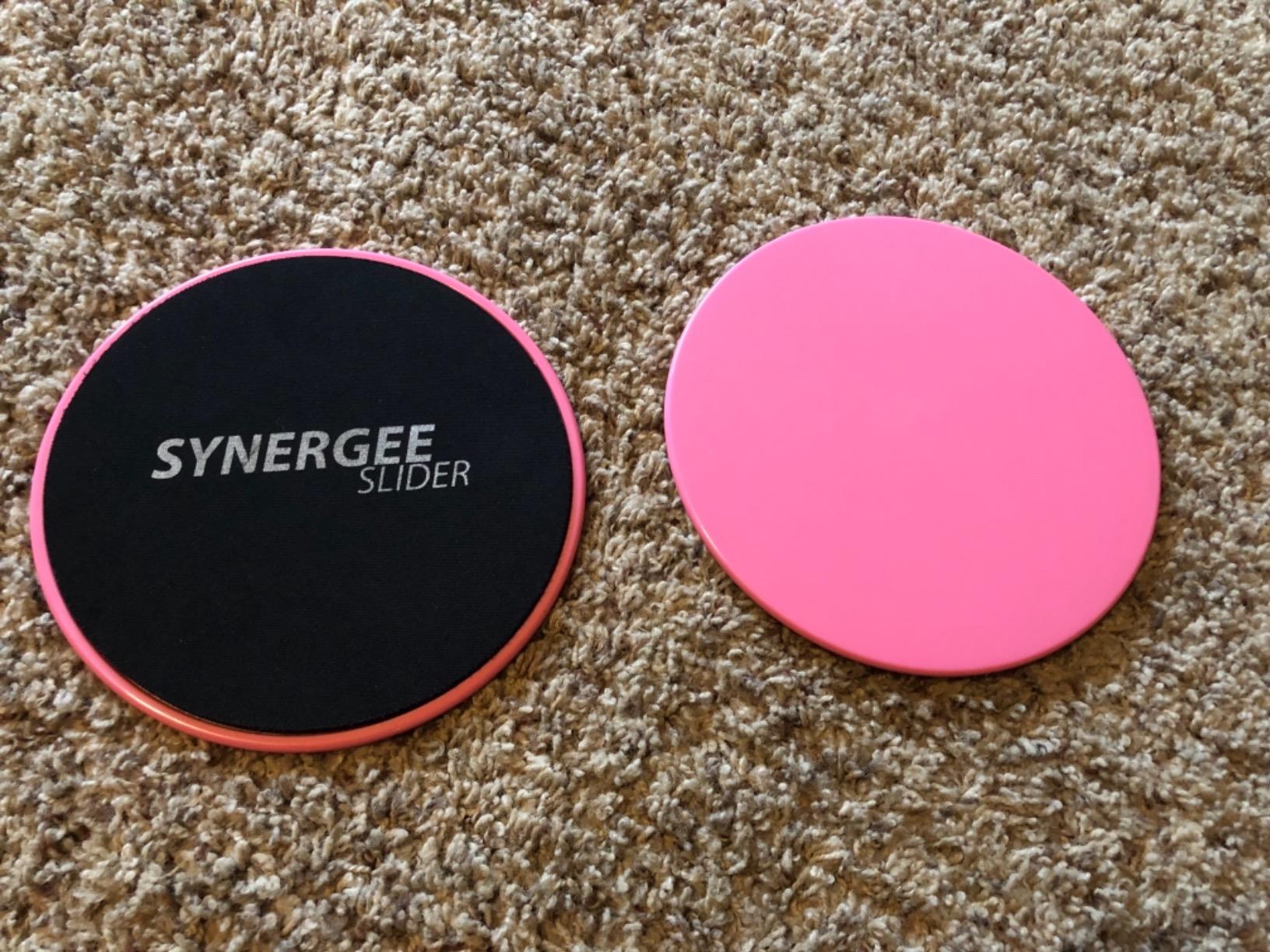 Synergee Core Sliders – Dual Sided Ab Exercise Equipment customer photo 1