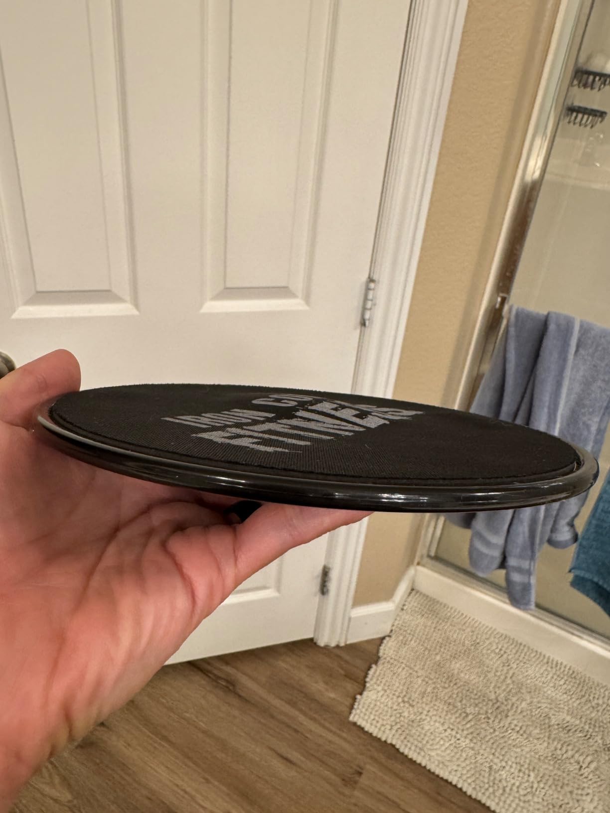 Core Sliders for Working Out, Dual Sided Exercise Gliding Discs for Use on All Surfaces, Ultimate Core Trainer, Light and Portable, Gym & Home Total Body Workout Equipment customer photo 2