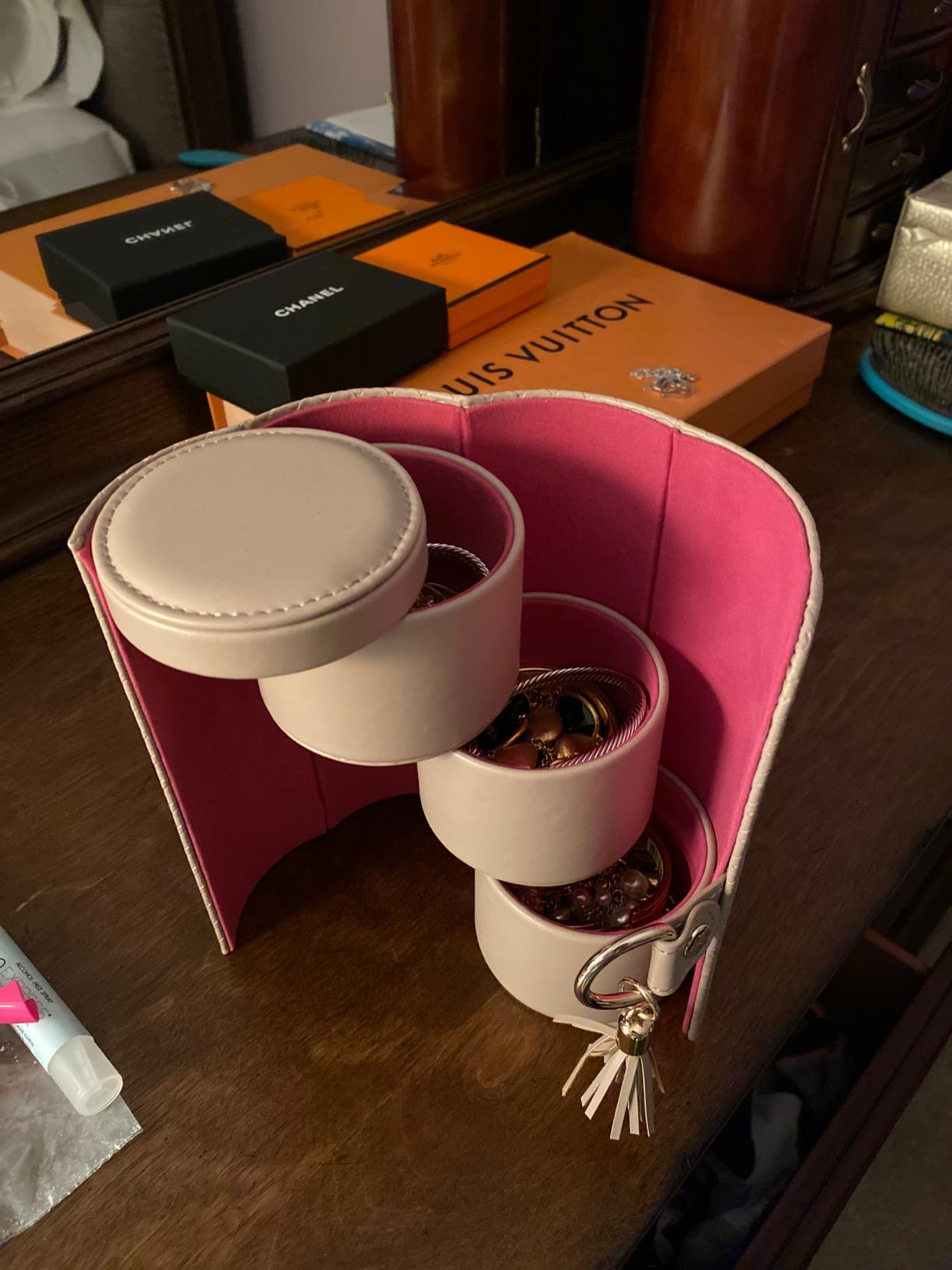 VLANDO Viaggio Mothers Day Gifts Her - Small Jewelry Case Box - Travel Essential Accessories for Women, Travelers, Couples, Mom, Friends, Bridesmaid customer photo 2