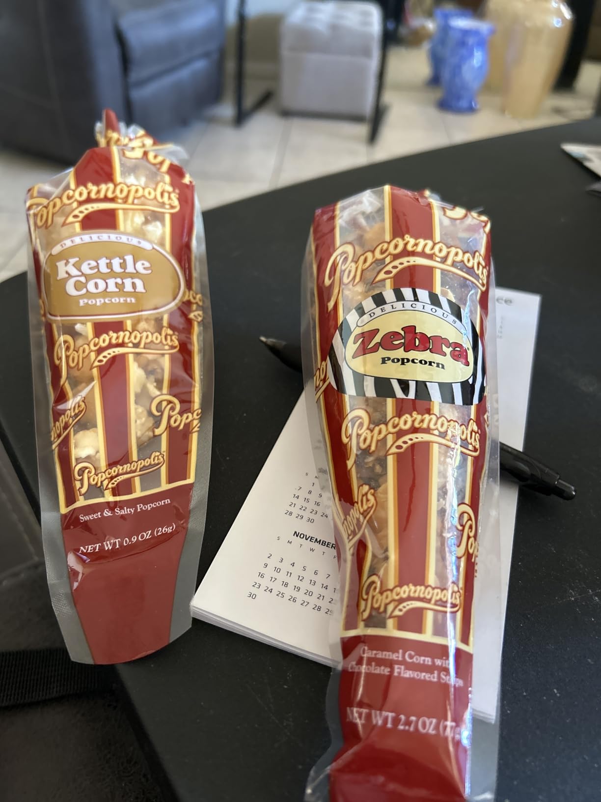 Popcornopolis Gourmet Popcorn Cone Variety Pack – Zebra Popcorn, Cheddar Cheese Popcorn, Caramel Popcorn & Kettle Corn Popcorn, Great for Gifting & Sharing, (12-Count) customer photo 2