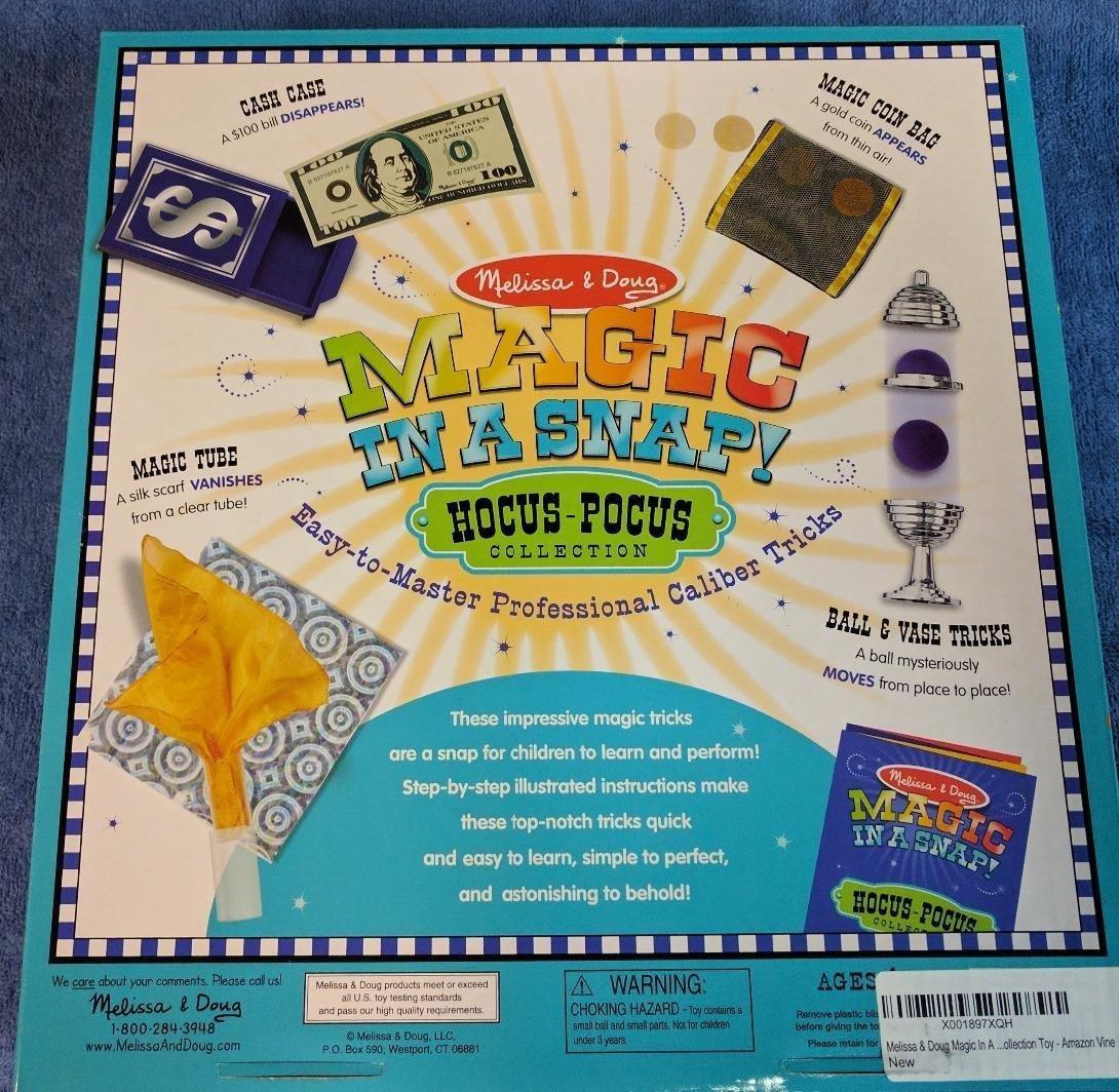 Melissa & Doug Magic in a Snap! Hocus Pocus Collection Magic Tricks Set (12 pcs) customer photo 1