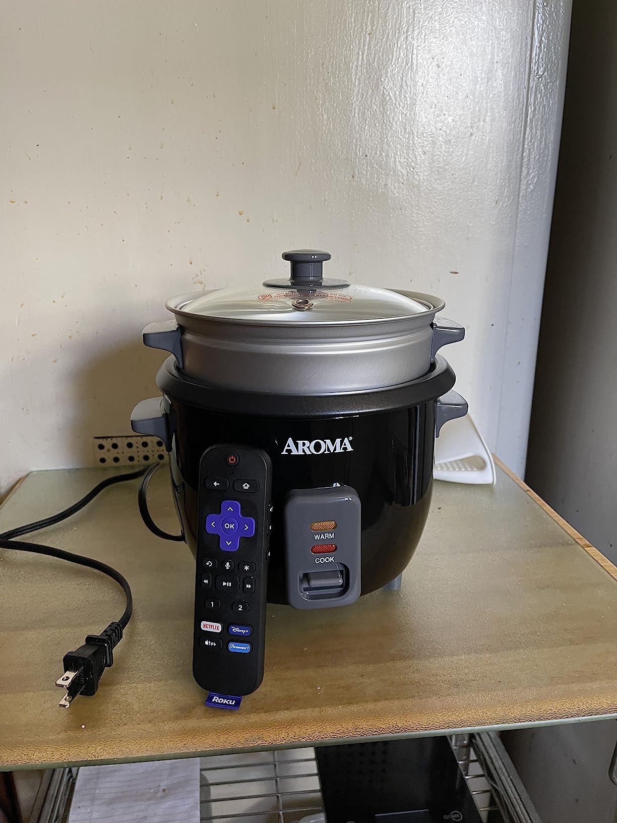 Aroma Housewares ARC-363-1NGB 3 Uncooked/6 Cups Cooked Rice Cooker, Steamer, Multicooker, 2-6 cups, Black customer photo 1