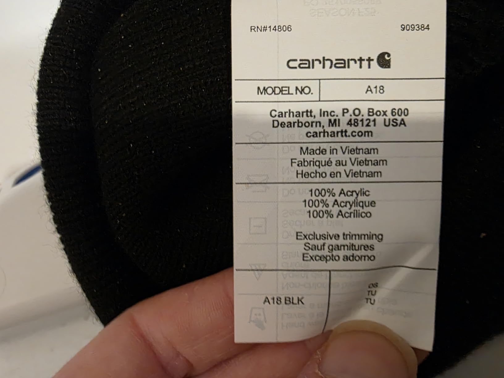 Carhartt Men's Iconic A18 Watch Cap Beanie customer photo 2