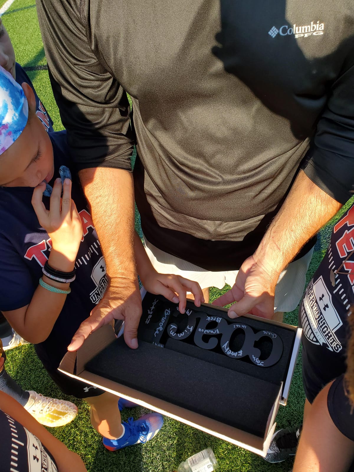 ChalkTalkSPORTS Coach Wood Sign - Autograph Team Gift for Coaches - w/Pen customer photo 1