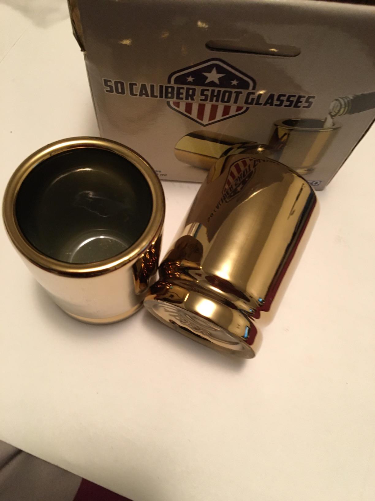 Barbuzzo Original 50 Cal Shot Glasses, Set of 2, Handmade Ceramic, 2 oz customer photo 2