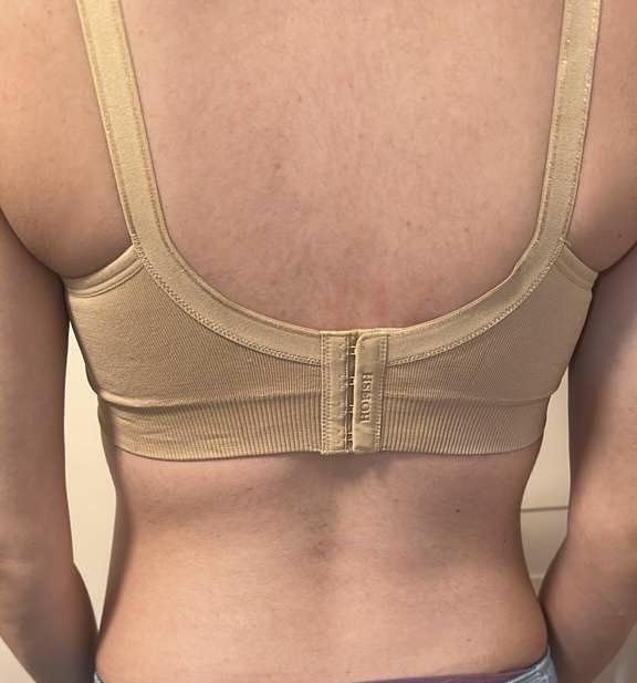 HOFISH 3PACK Full Bust Seamless Nursing Maternity Bras Bralette S-XXL with Extra Bra Extenders & Clips customer photo 2