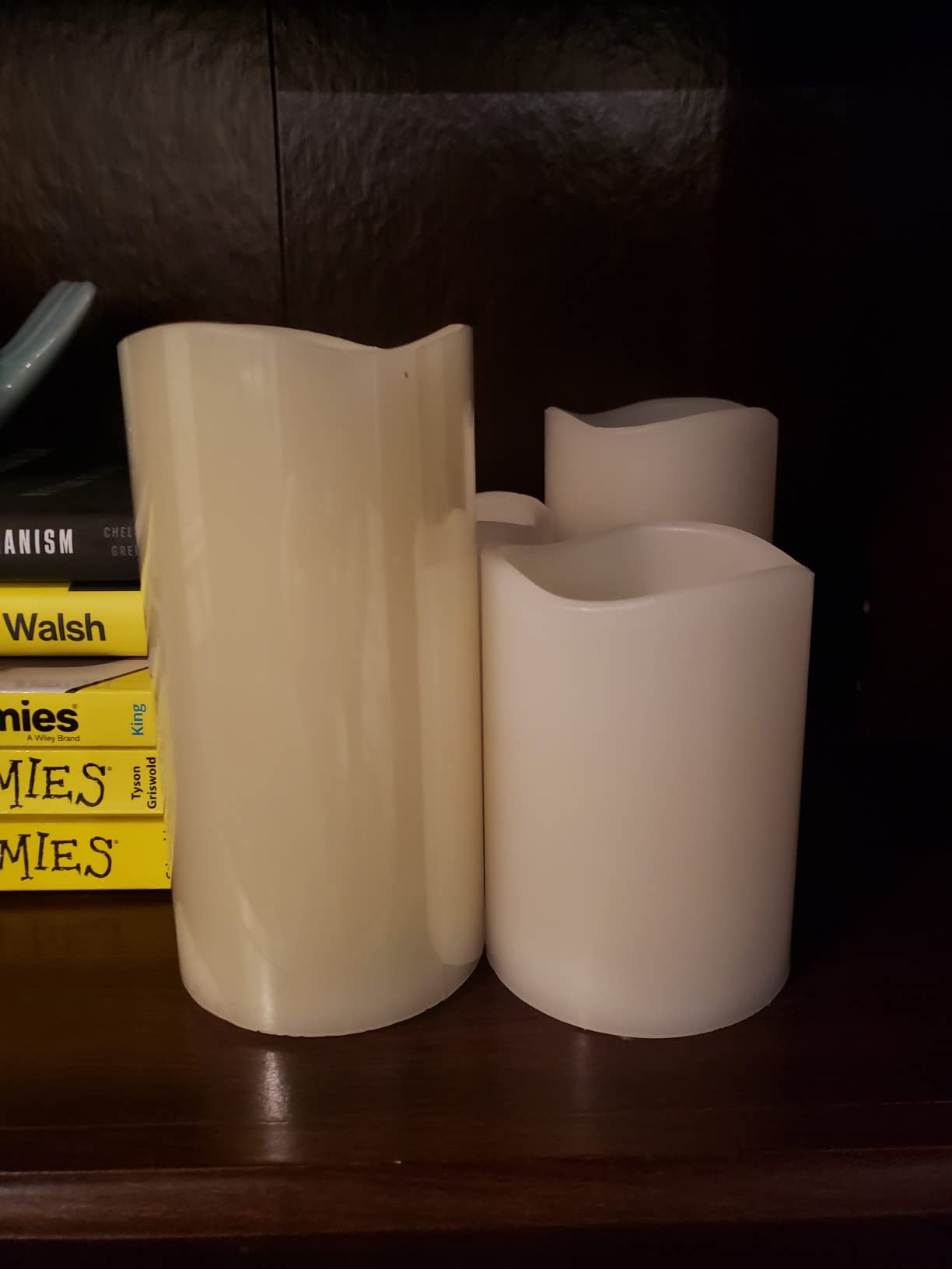 RY King Large Flameless Candle Set of 9 (D 3