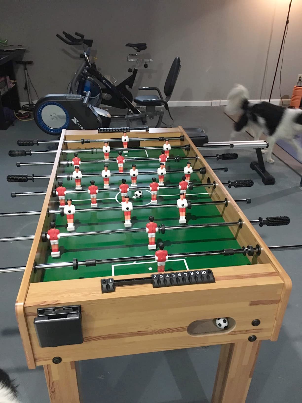 Best Choice Products Foosball Table for Kids and Adults, Game Room Soccer Game Table w/ 2 Balls, 2 Cup Holders, Ergonomic Handles, Chrome Finished Metal Bars customer photo 1