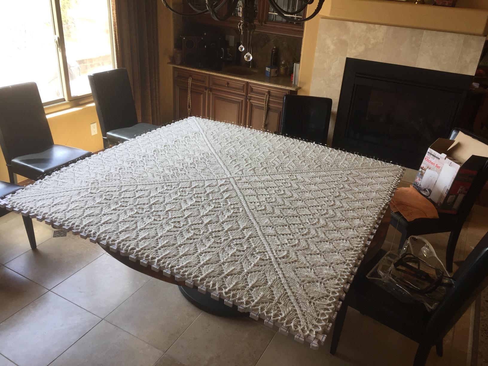 KnitIQ Standard 9-pc Set of Blocking Mats for Knitting & Crochet, Clear Bag customer photo 2