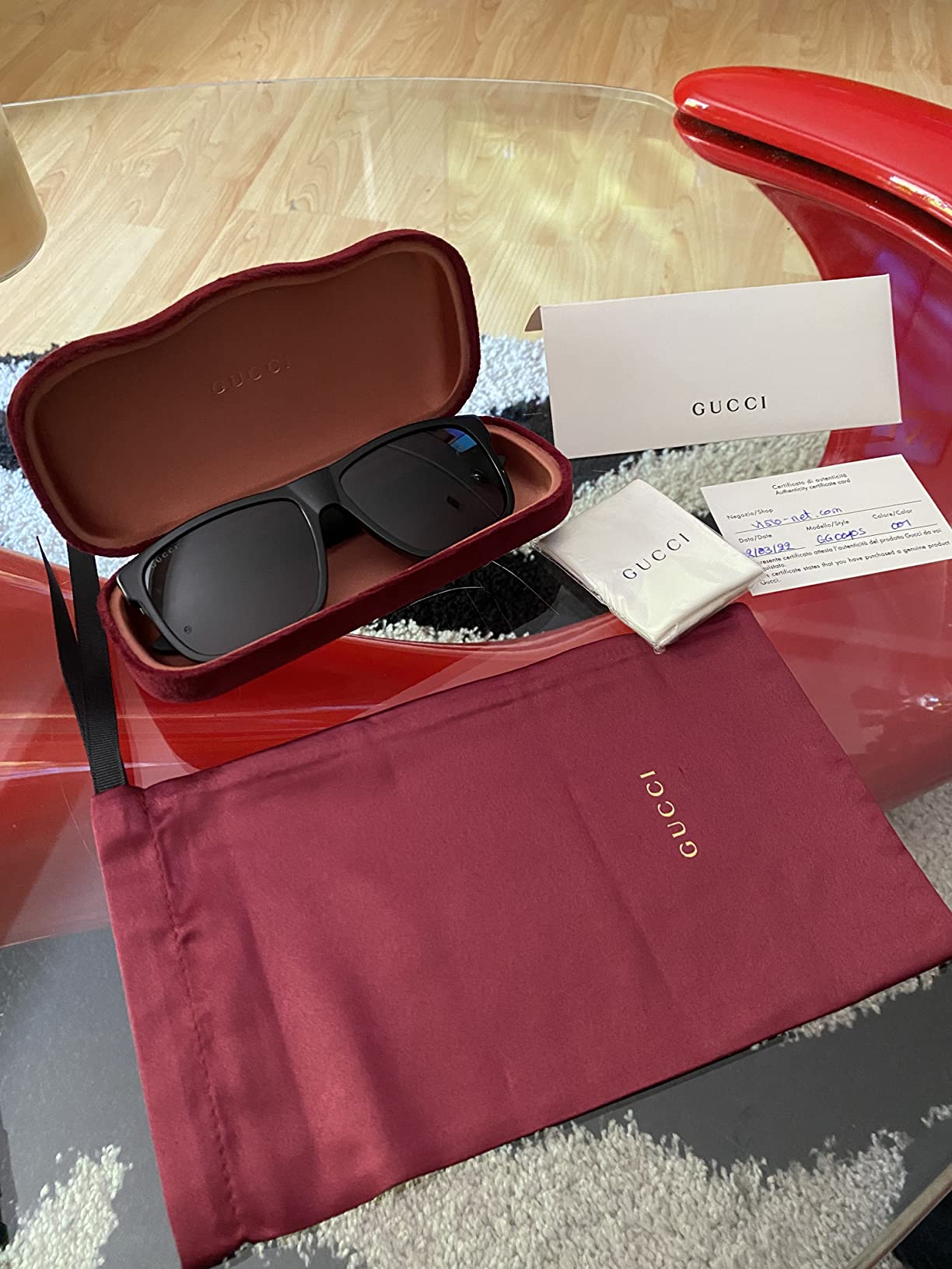 Gucci GG 0010 S- 001 BLACK/GREY Sunglasses,male, 58-16-145 customer photo 1