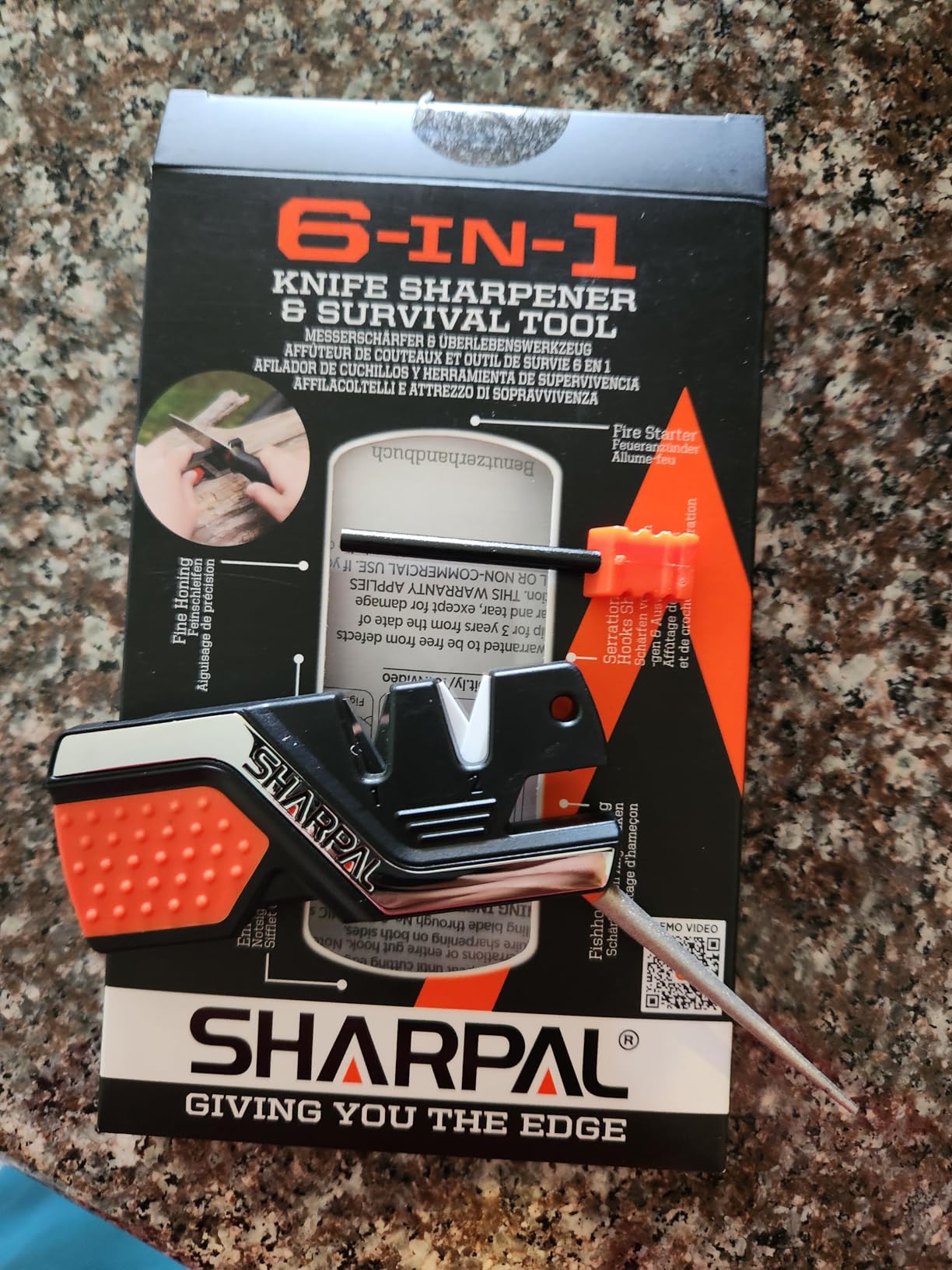 SHARPAL 101N 6-in-1 Pocket Knife Sharpener & Survival Tool customer photo 1