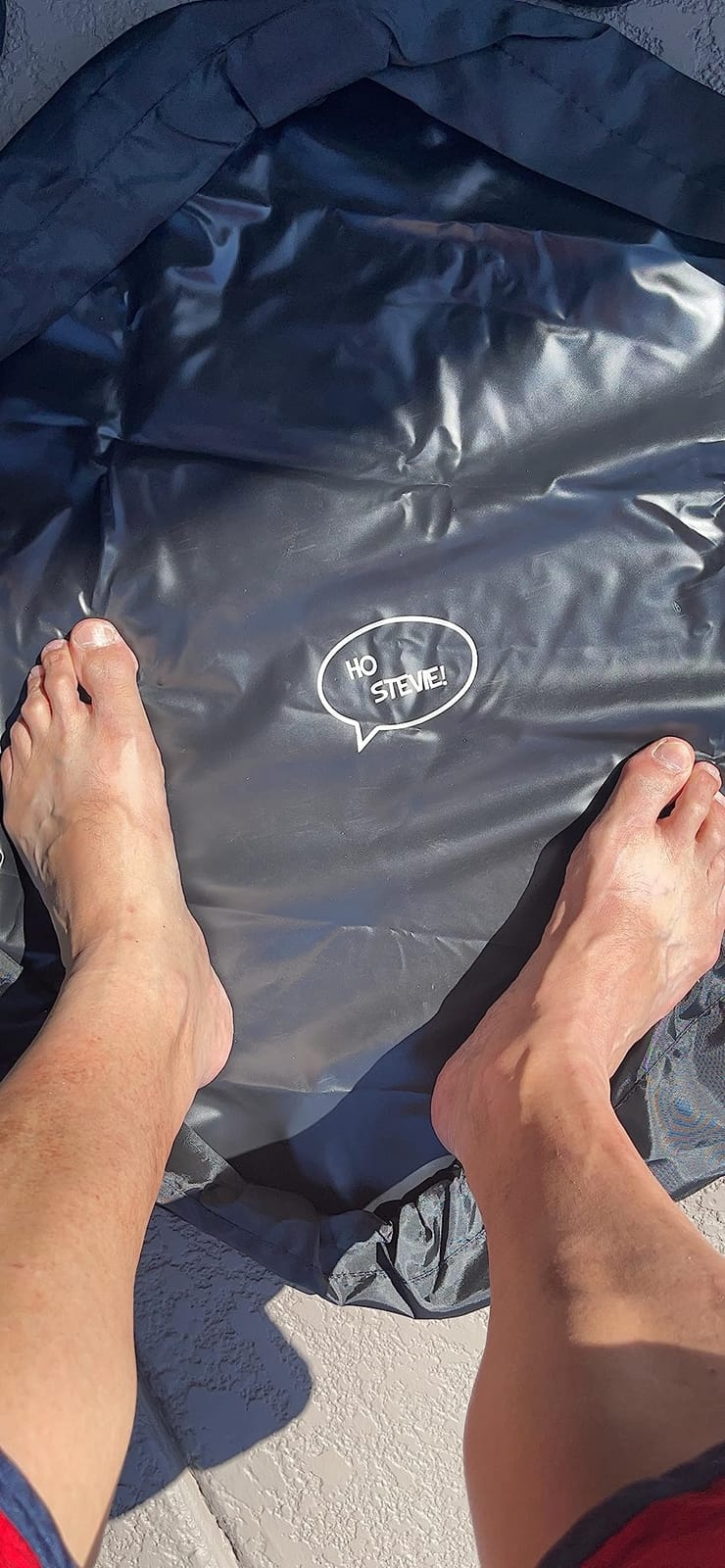 Ho Stevie! Wetsuit Changing Mat - Avoid Wet Smelly Car After Surfing - Waterproof Dry-Bag (New Durable Material) customer photo 1