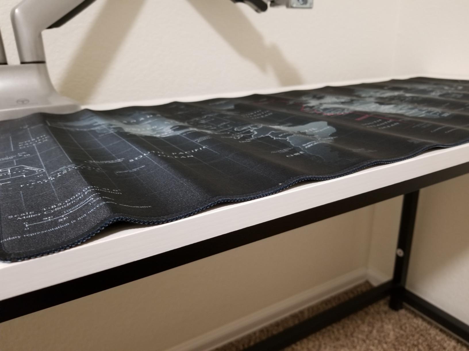 JIALONG Large Gaming Mouse Pad, Extended XXL Desk Mat 35.4×15.7 Inches Map customer photo 1
