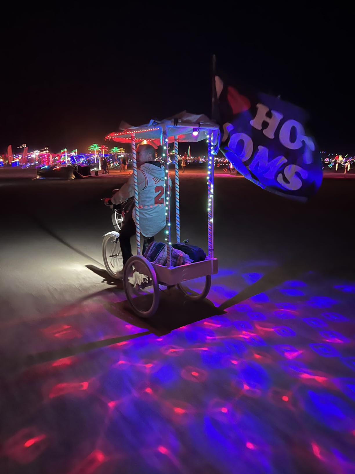 Brightz Disco Bike Lights, RGB LED Bicycle Light for Burning Man customer photo 2