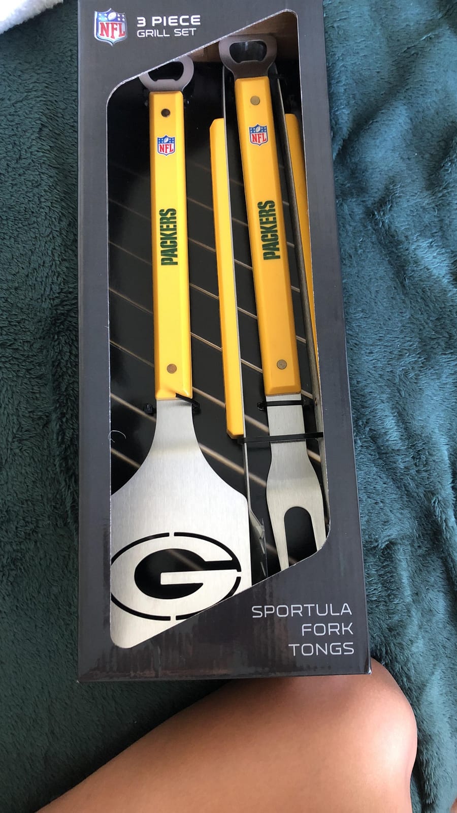 YouTheFan NFL Philadelphia Eagles Spirit Series 3-Piece BBQ Set Stainless Steel, 22